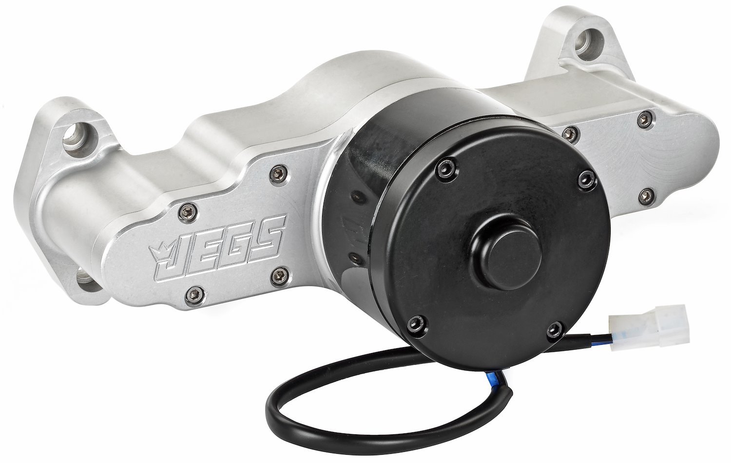 Electric Water Pump for Big Block Chevy [50 GPM, Clear Anodized]