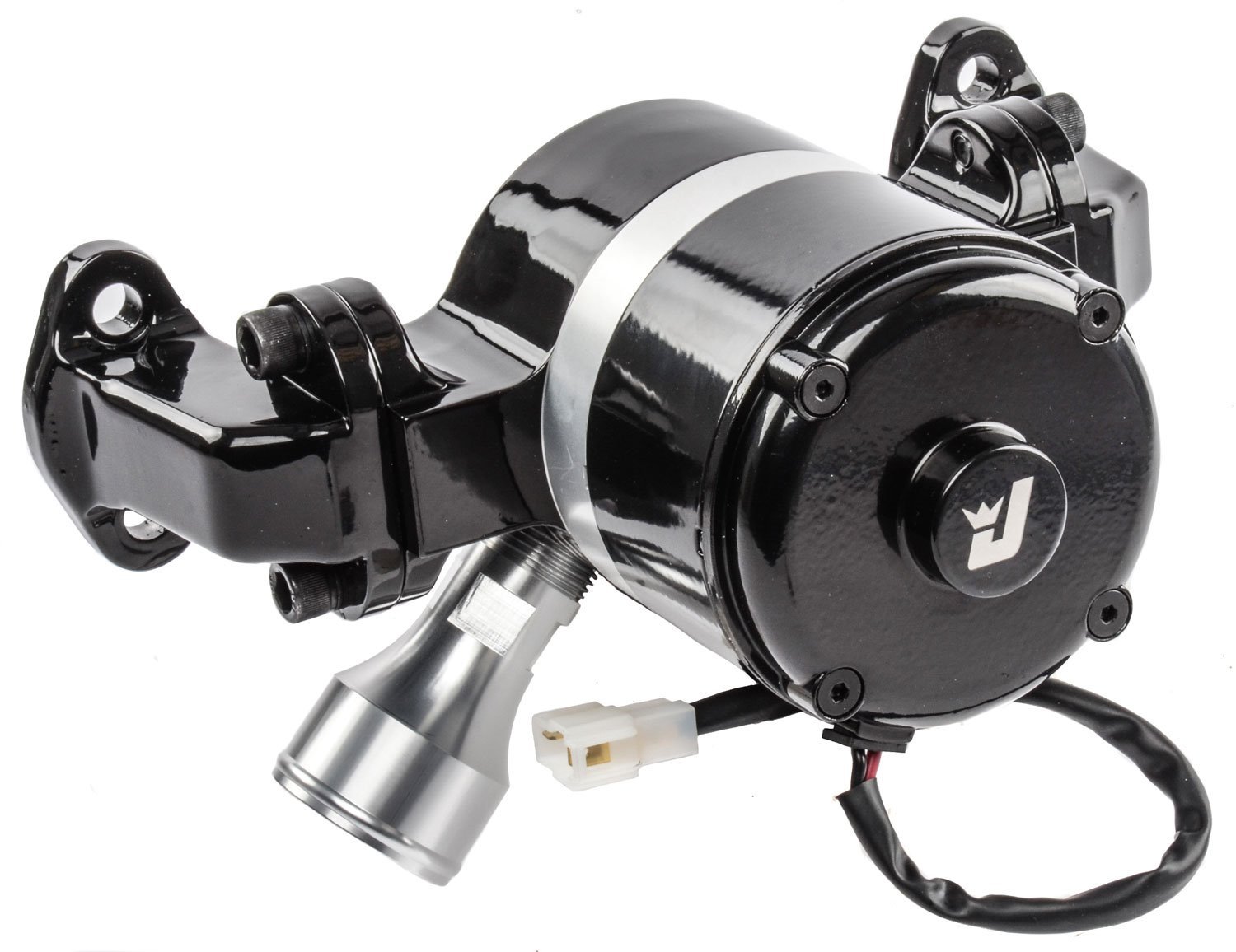 Electric Water Pump, 35 GPM for Small Block Chevy [Black]