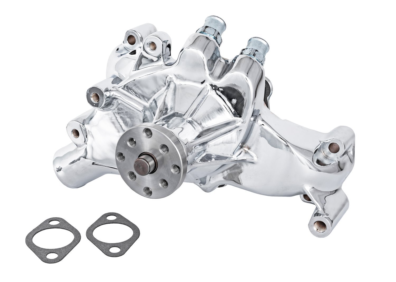 OEM-Style Water Pump for Big Block Chevy [Long, Chrome Finish]