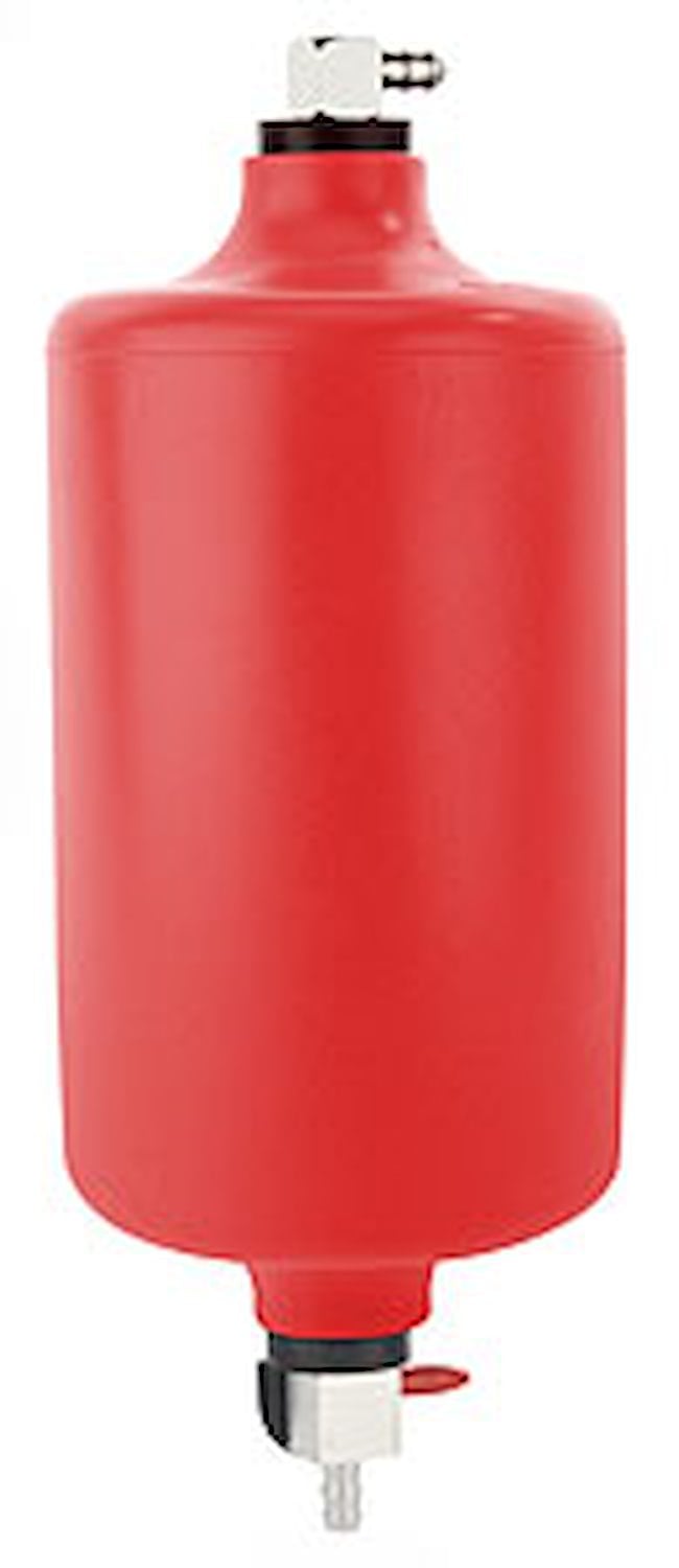Coolant Overflow Tank, 4 in. Dia. [Red]