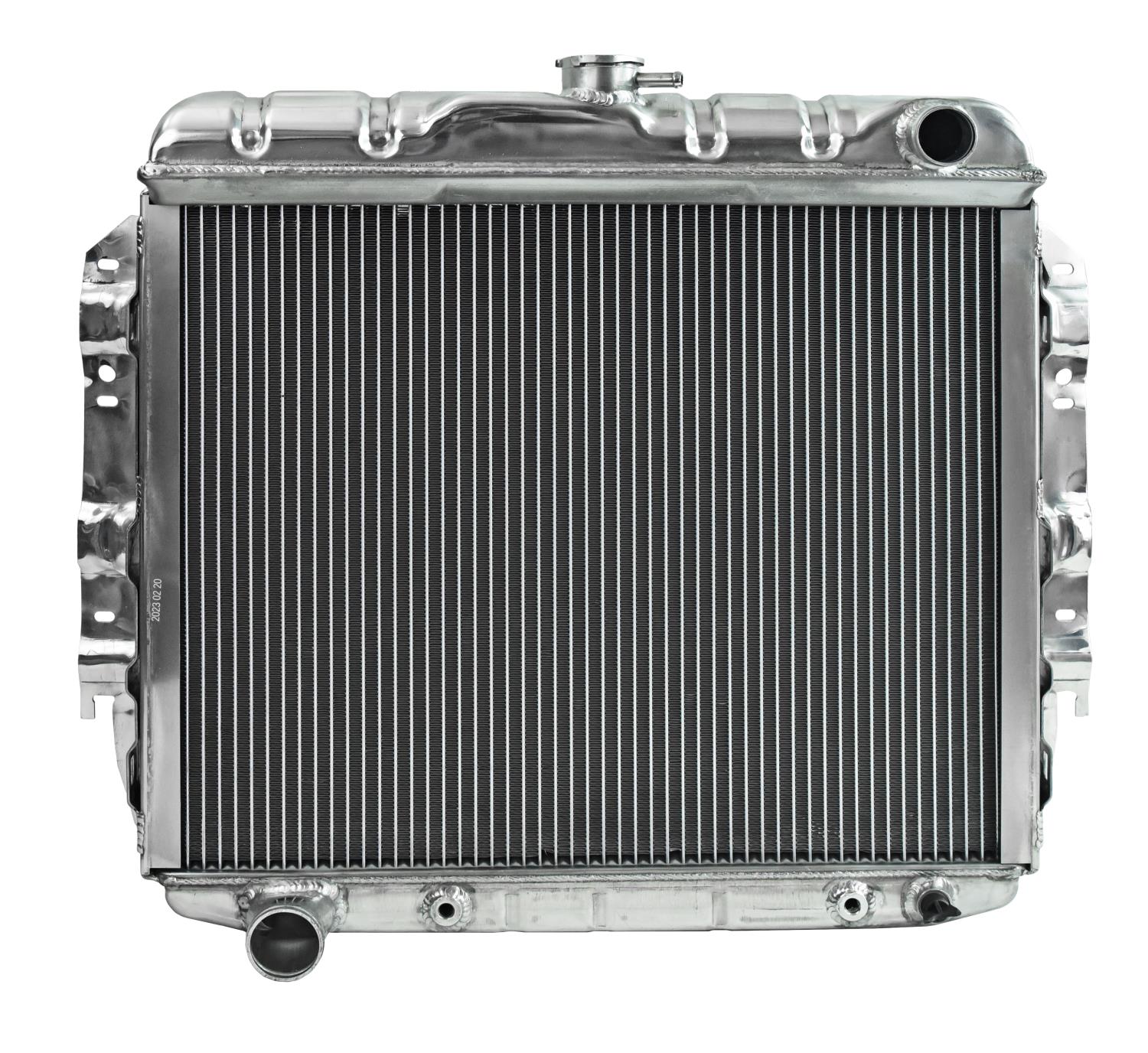 Reproduction Aluminum Radiator for Select 1965-1966 Mopar A Bodies With Upper Right Side Inlet