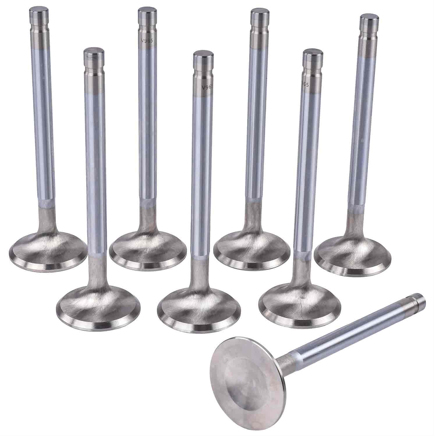 Performance Stainless Steel Exhaust Valves for Small Block