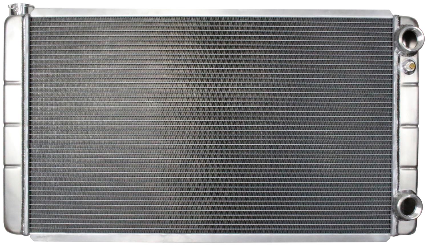 Chevy/GM-Style Double Pass Aluminum Radiator, 2 Row, 1 in. Core [Crossflow]