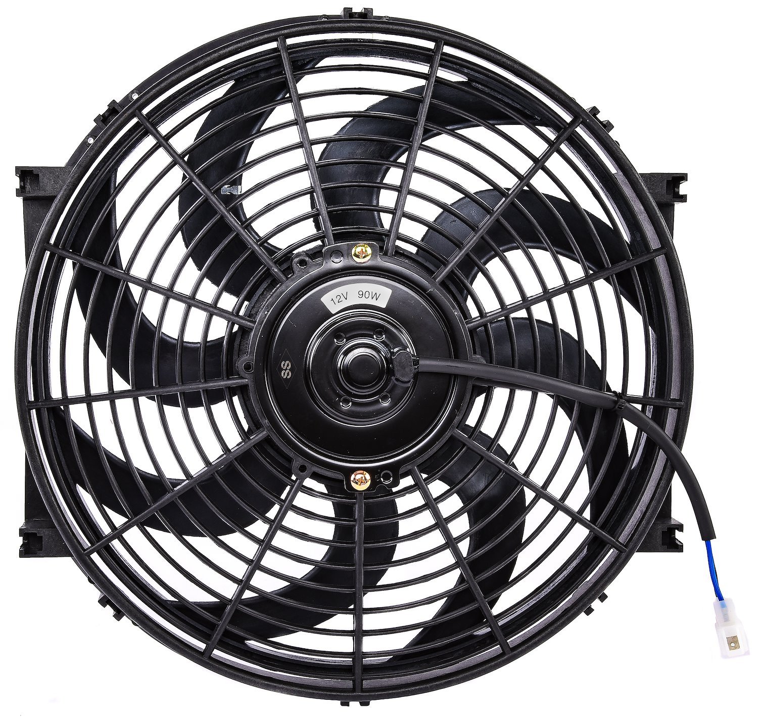 JEGS 52114: Universal Electric Reversible Cooling Fan [14 in. Diameter S- Blade] - JEGS