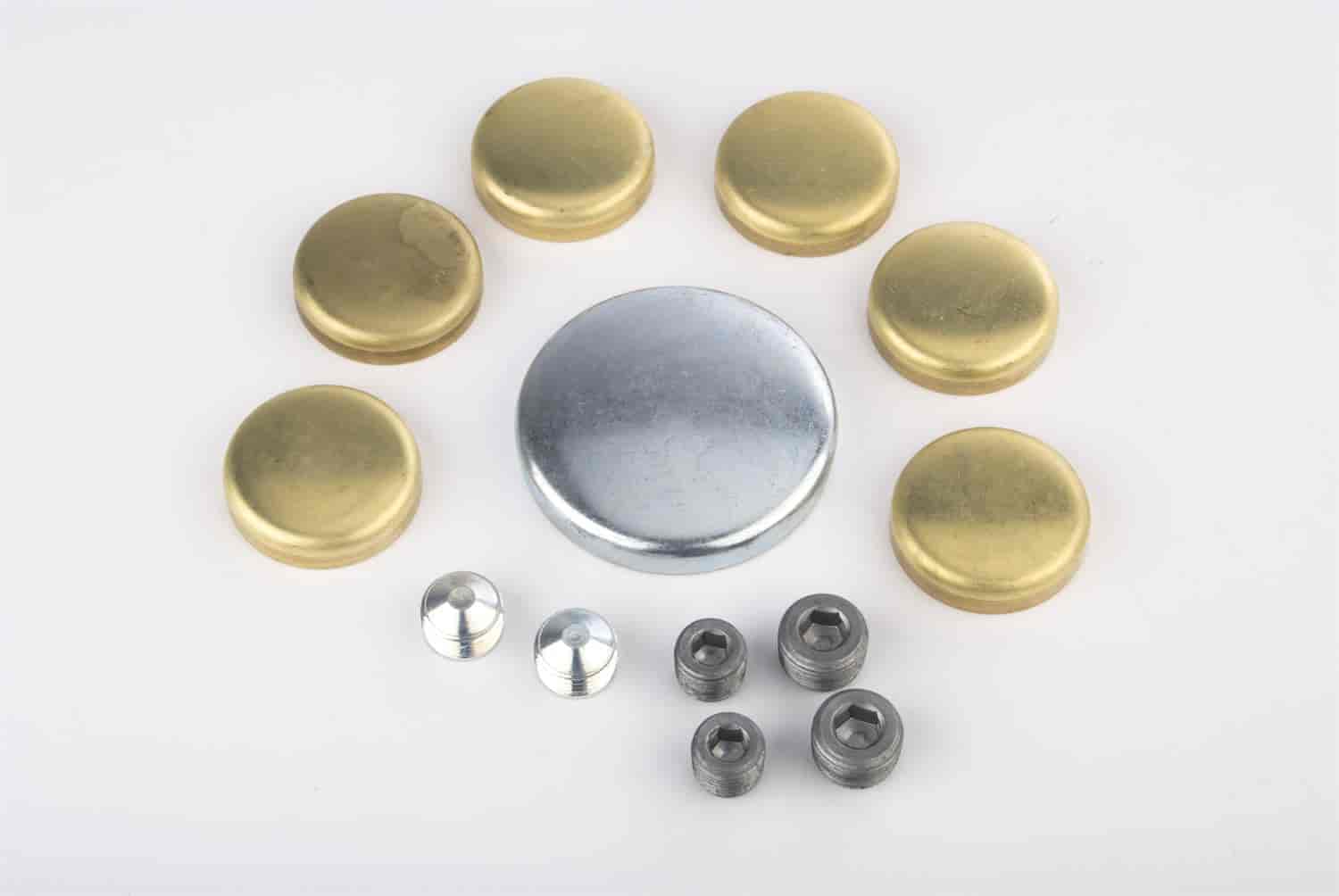 JEGS Performance Products 58008: Brass Freeze Plug Kit 1968-78 BB Ford  429-460 JEGS