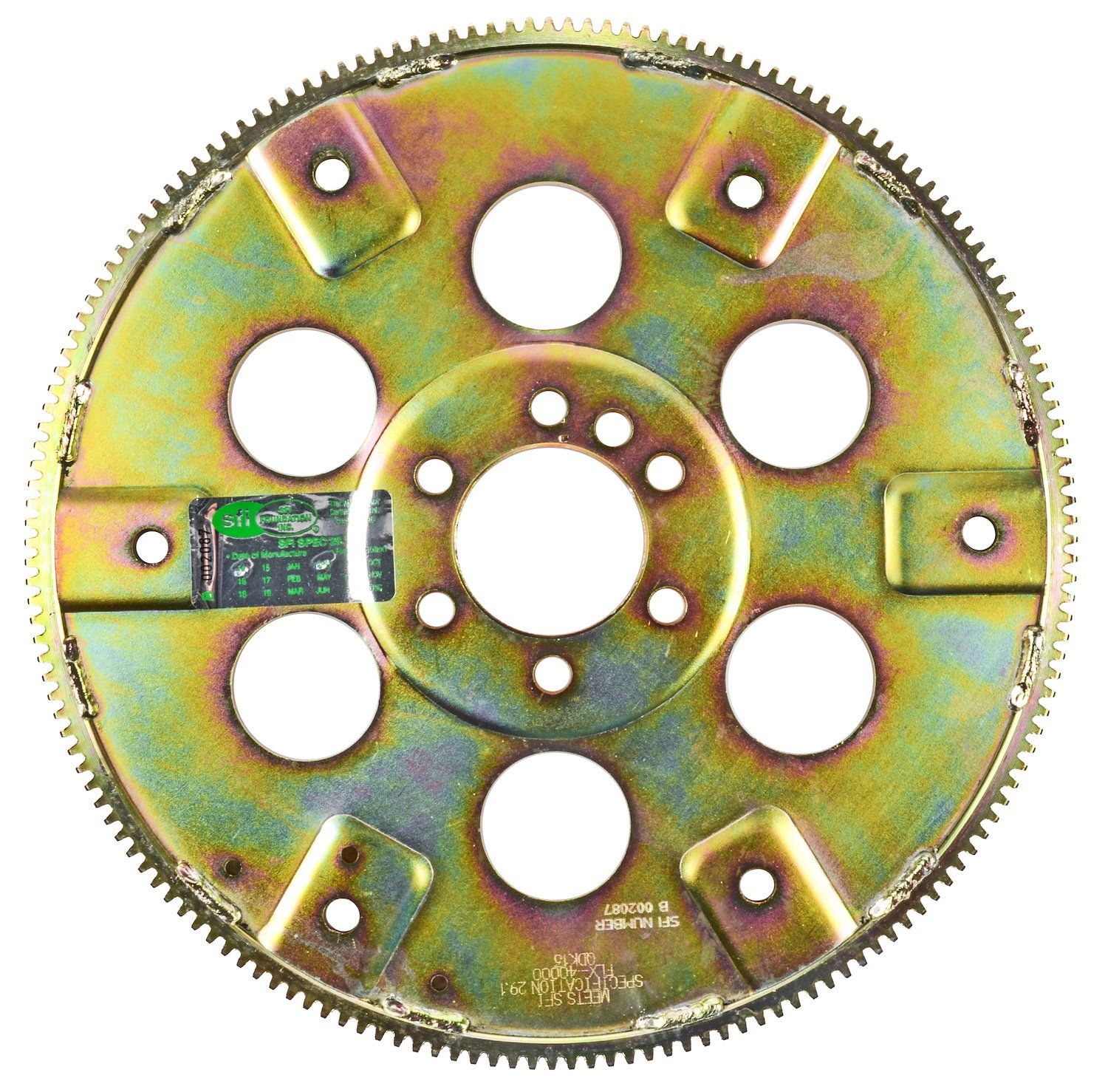 Heavy-Duty SFI Flexplate for 1970-1980 Small Block Chevy 400, 168-Tooth [Externally Balanced]