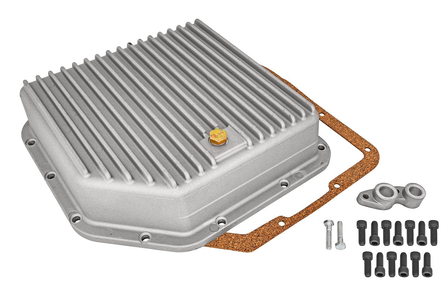 Cast Aluminum Transmission Pan for GM TH350 Automatic Transmission [3 1/2 in. Deep]