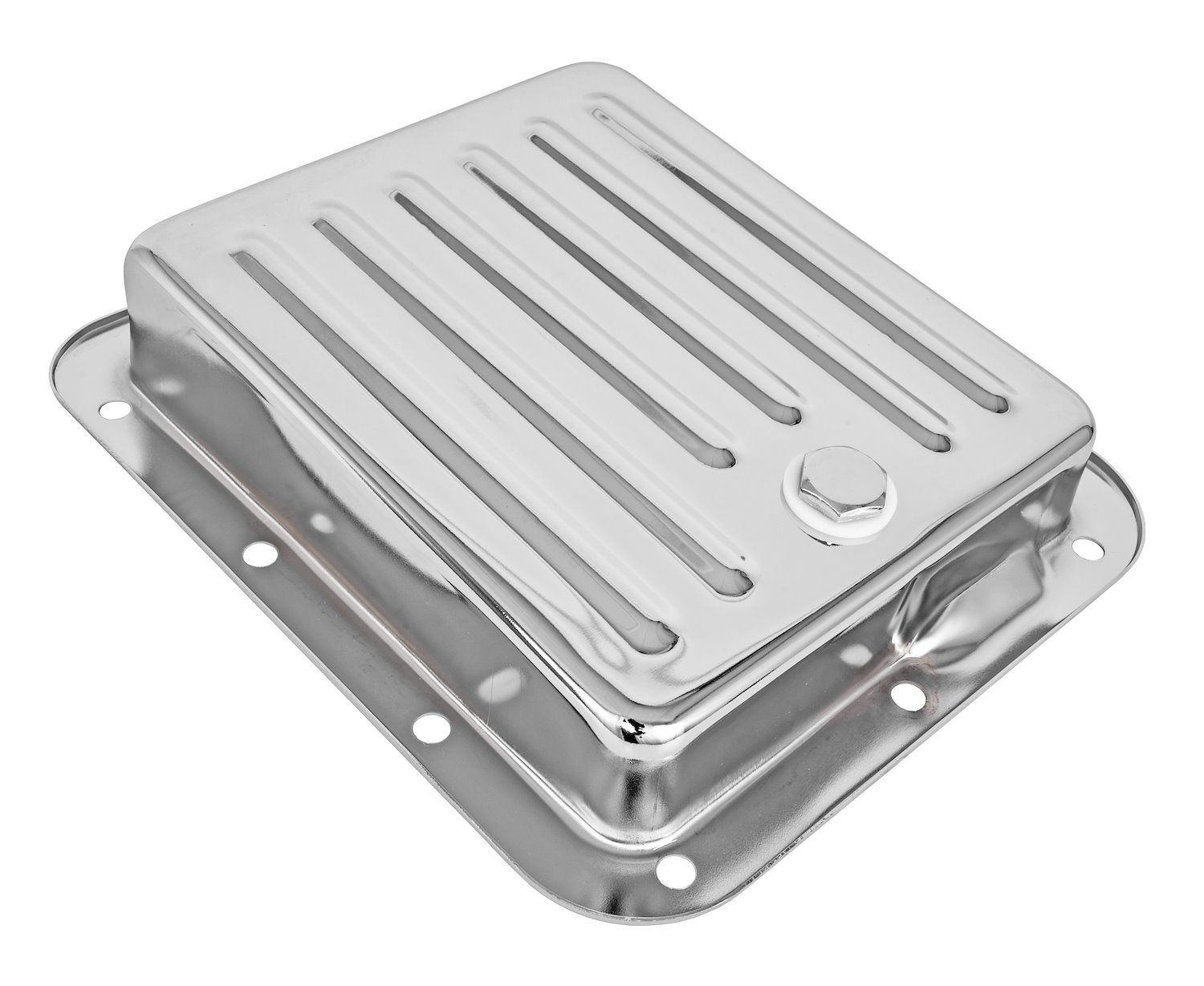 Automatic Transmission Pan for Ford C4, Stock Capacity [Chrome Plated Steel]