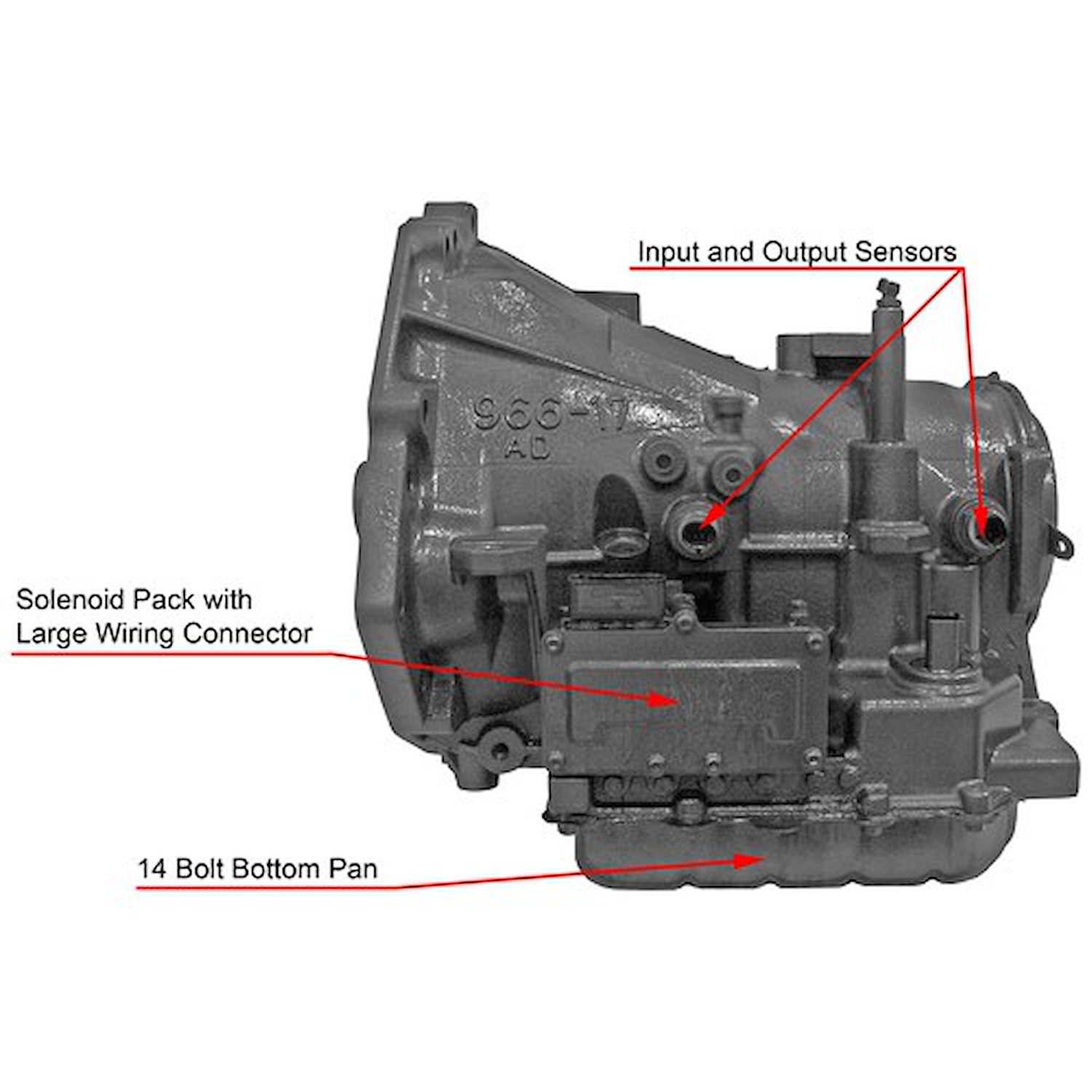 41TE Reman Auto Trans Fits 2009-2018 Dodge Journey w/2.4L 4cyl. Eng.