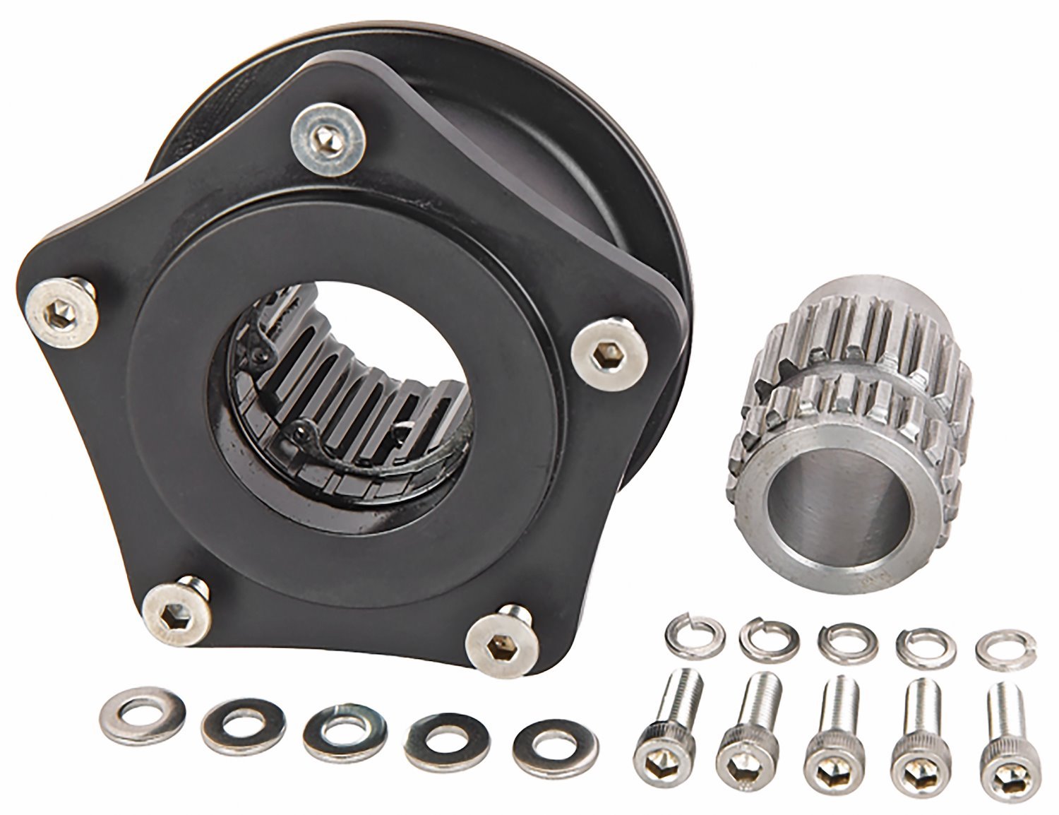 Quick-Release Weld-On Pinless-Type Steering Wheel Hub Kit for 5-Bolt Steering Wheels & 3/4 in. Steering Shaft [SFI 42.1]