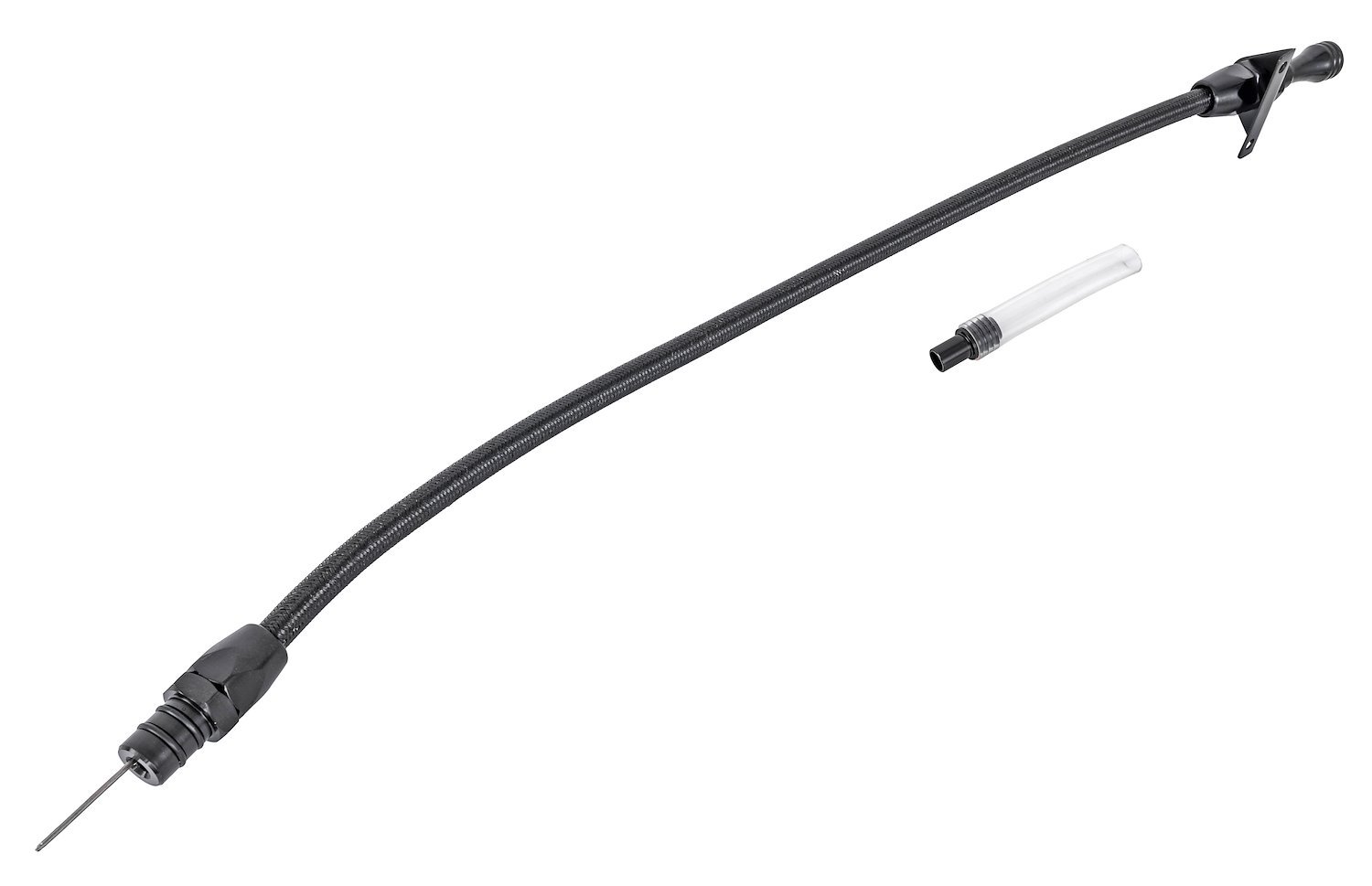 Flexible Braided Transmission Dipstick for Ford C4 [Black]