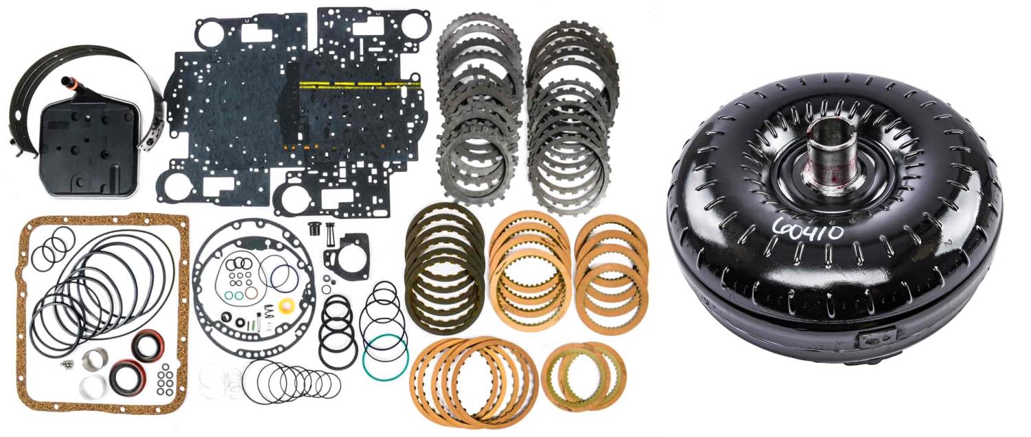 JEGS Automatic Transmission Rebuild Kit with Torque Converter for 1987-1993  GM TH700R4