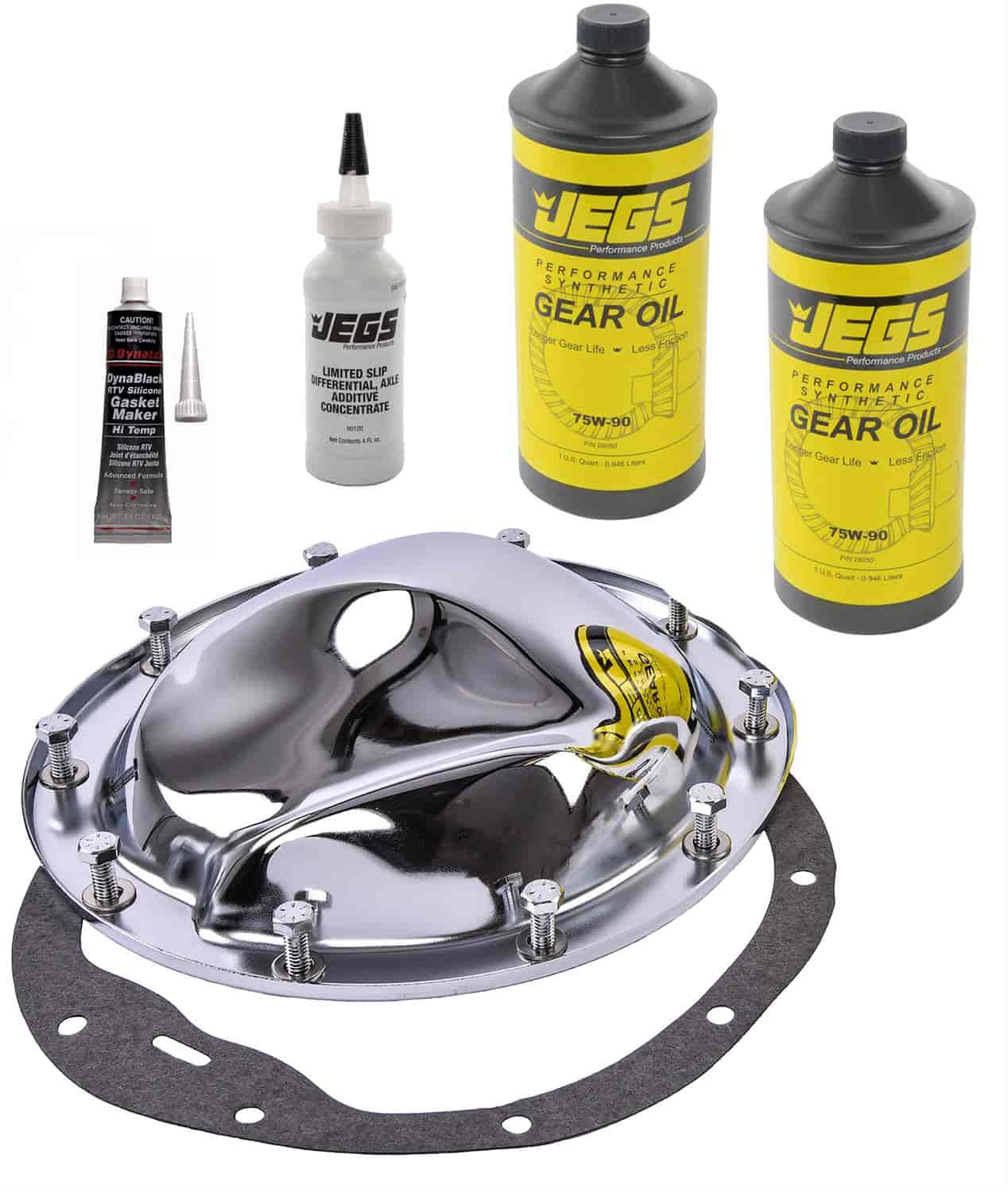 Chrome Differential Cover Kit GM 8.5 in. 10-Bolt