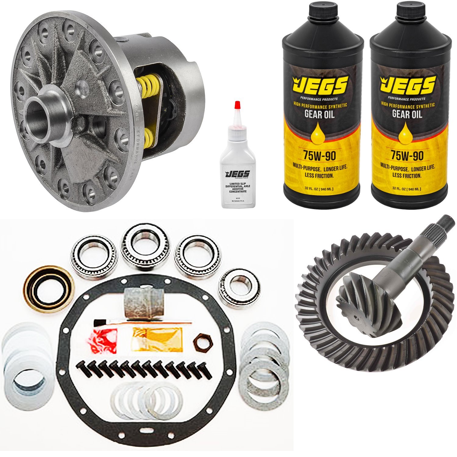 Posi Traction Differential Kit for GM Passenger Car - 12-Bolt 30-Spline [3.42 Ratio]