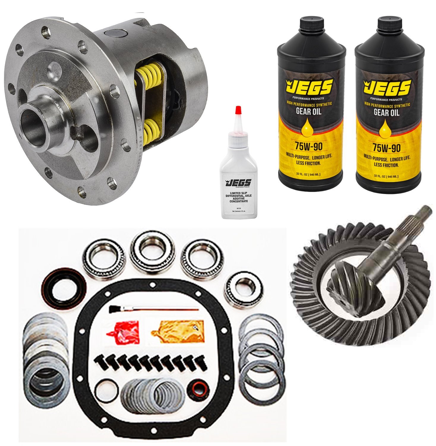 Posi Traction Differential Kit for Ford 8.8 in. 31-Spline [3.55 Ratio]