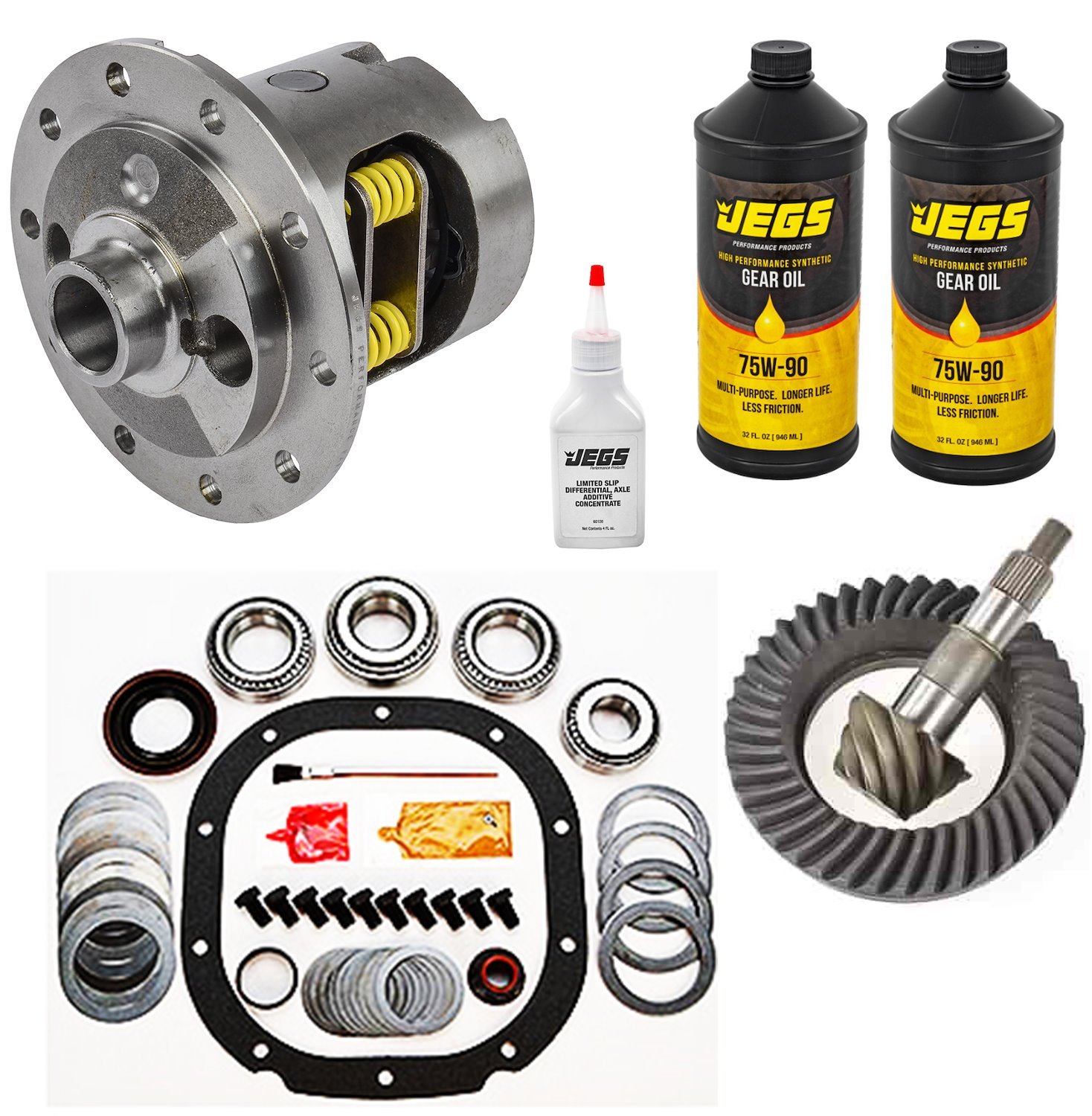 Posi Traction Differential Kit for Ford 8.8 in. 31-Spline [4.56 Ratio]