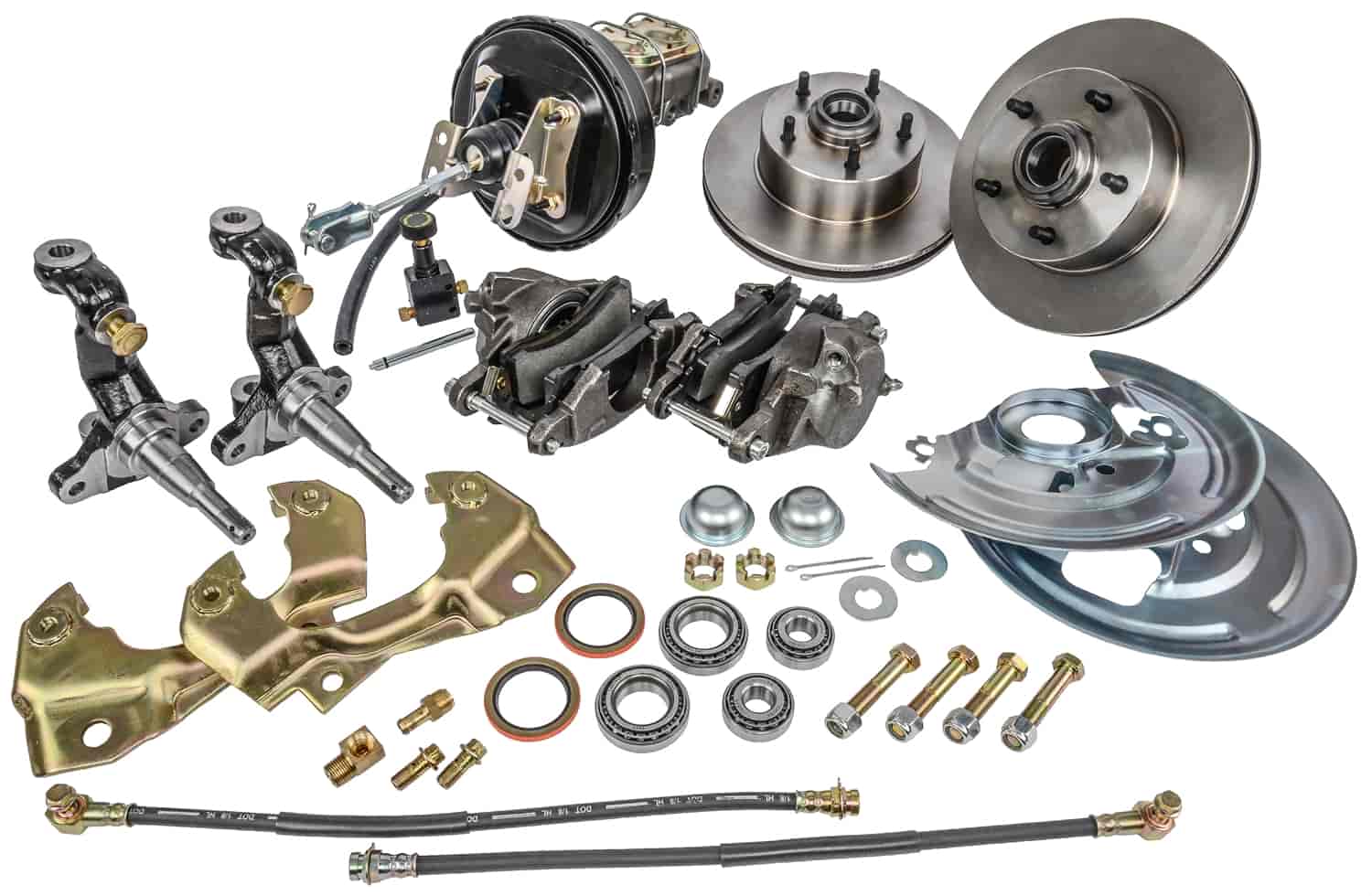 Front Complete Power Disc Brake Conversion Kit for 1964-1974 GM A, F & X Body