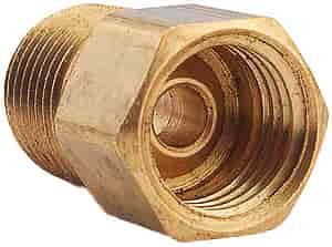 JEGS 63081: Brass Adapter 1/8 in. NPT x 3/8 in.-24 Inverted Flare Female -  JEGS