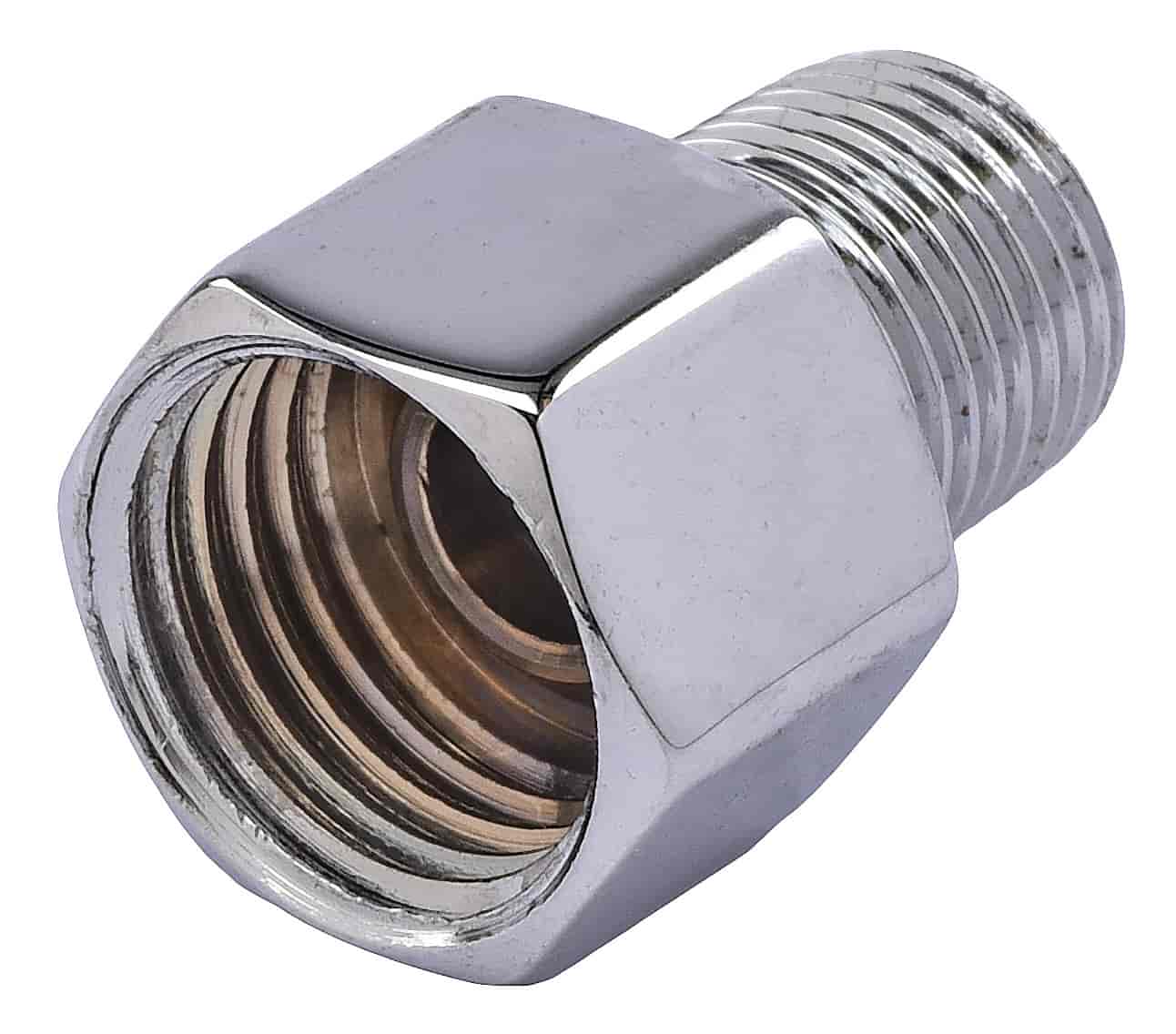Chrome Adapter Fitting 1/8 in. NPT x 1/2