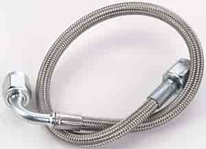 Pre-Assembled Brake Hose -4AN Straight to 90 degree