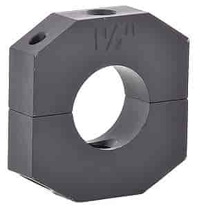 Aluminum Clamp-on Ballast Bracket for 1-1/2 in. Round Tube, Black