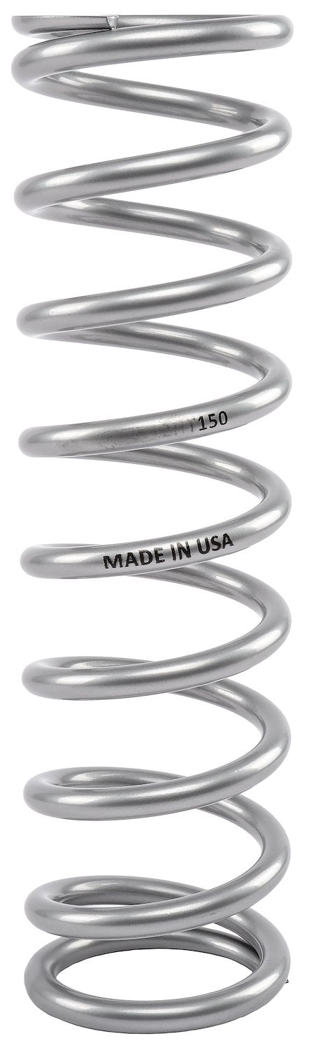 Coil-Over Spring [12 in. Length, 150 lb./in., Silver Powder-Coated Finish]
