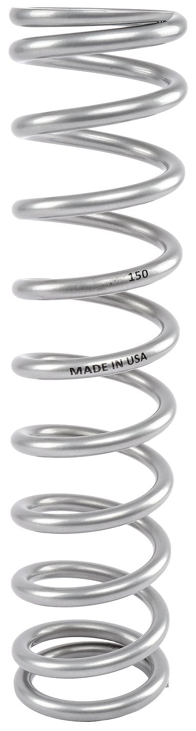 Coil-Over Spring [14 in. Length, 150 lb./in., Silver Powder-Coated Finish]