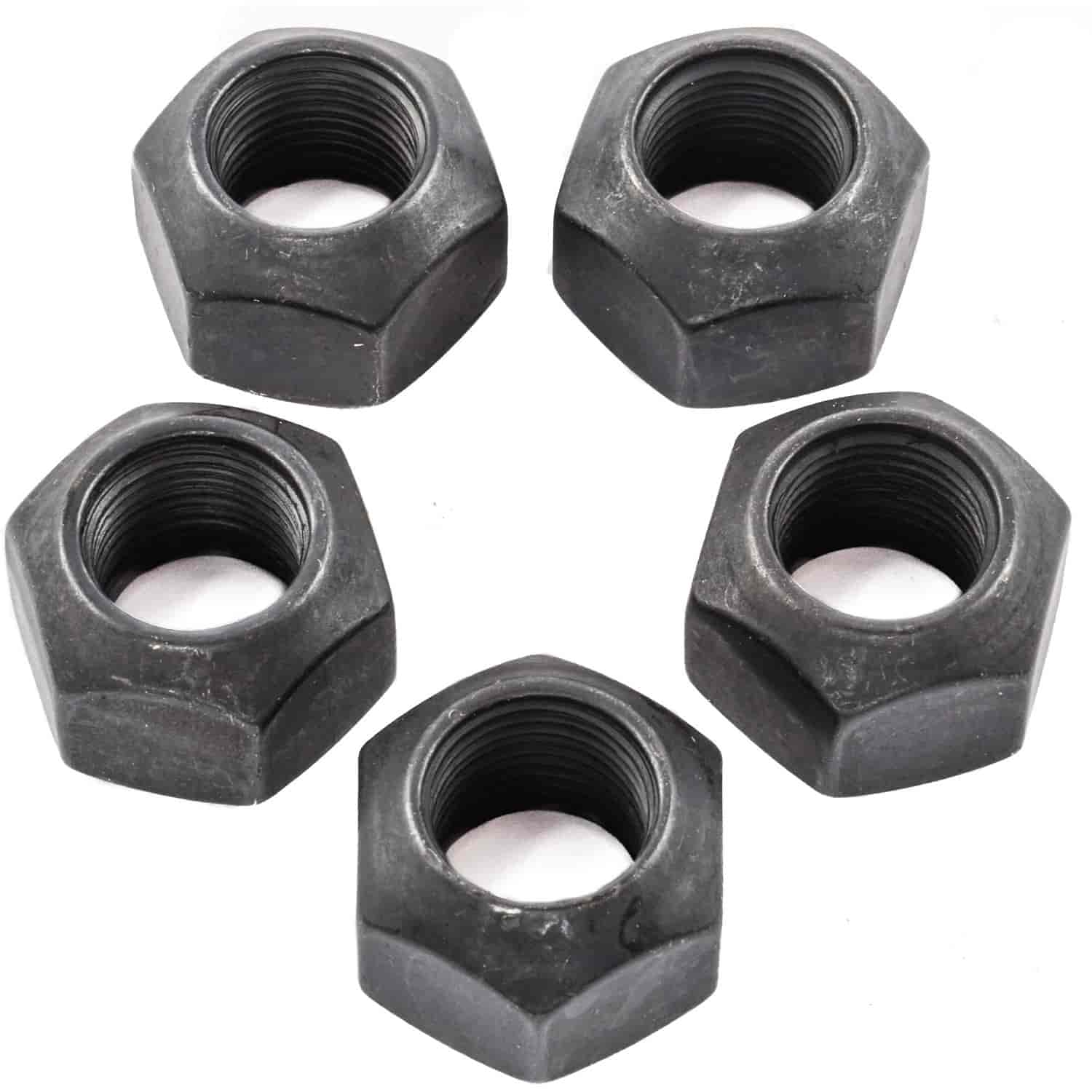 Single-Sided Heat-Treated Steel Lug Nuts [5/8 in.-18 Thread, 1 in. Hex] Set of 5