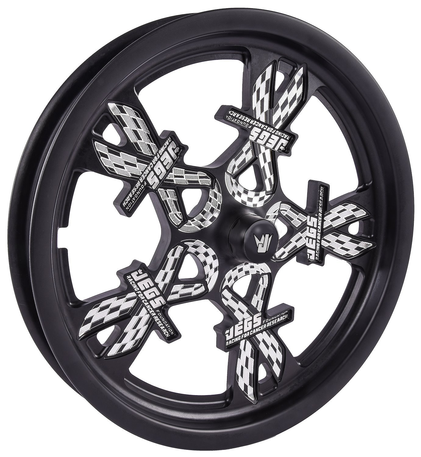 JEGS Cancer Foundation Ribbon Pro Forged Wheel Size: