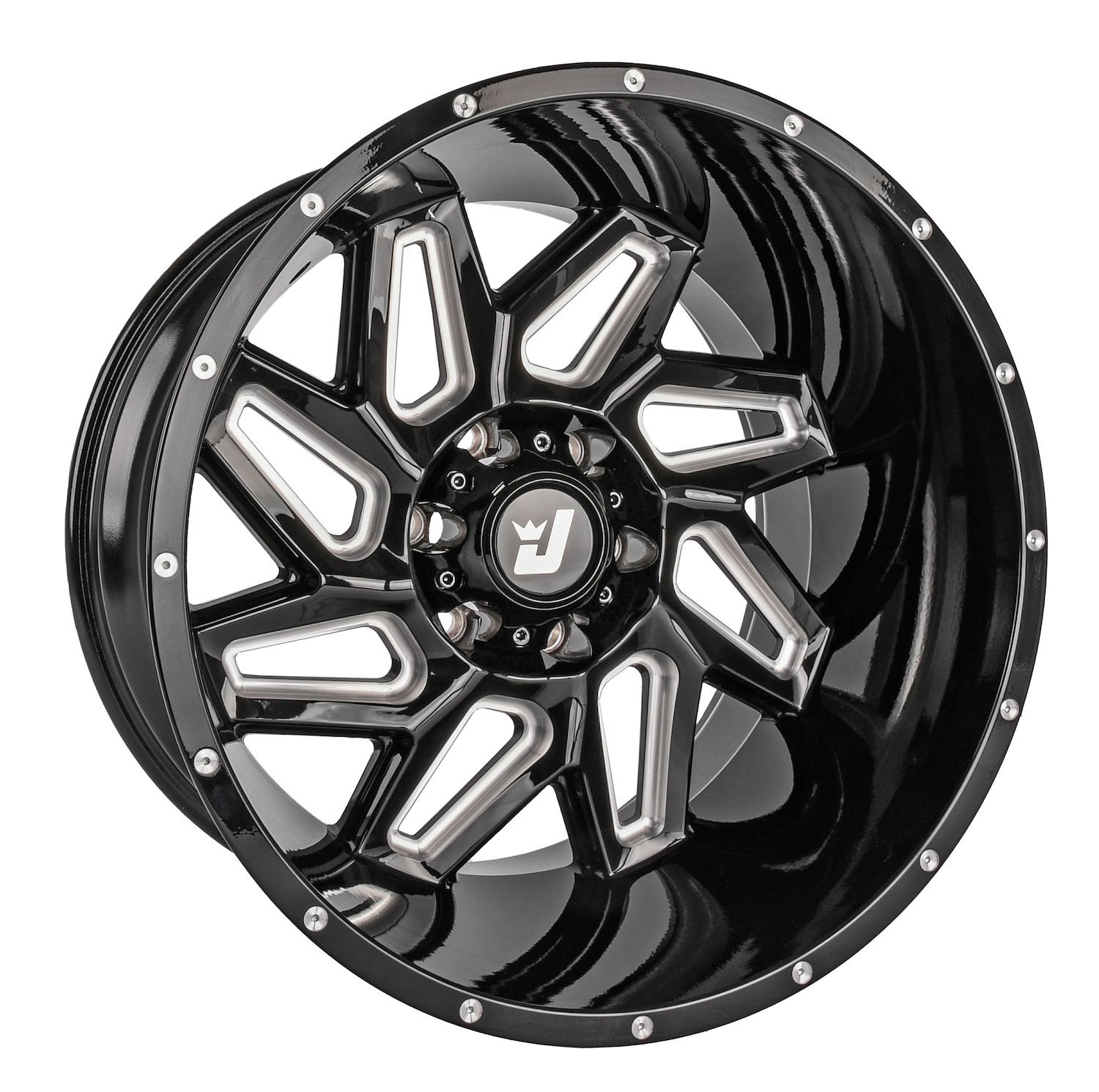 Catalyst Wheel [Size: 20" x 12"] Gloss Black with Milled Spokes