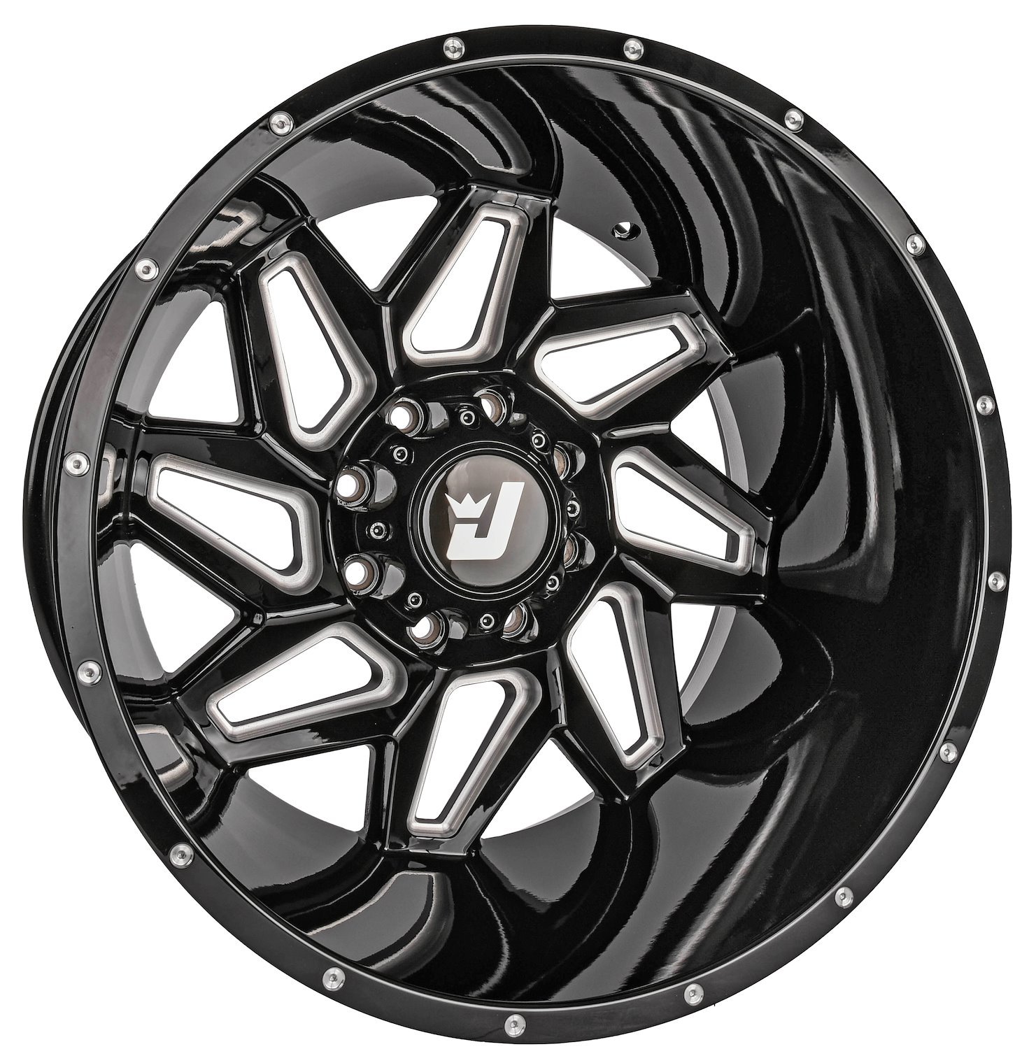 Catalyst Wheel [Size: 22" x 12"] Gloss Black with Milled Spokes