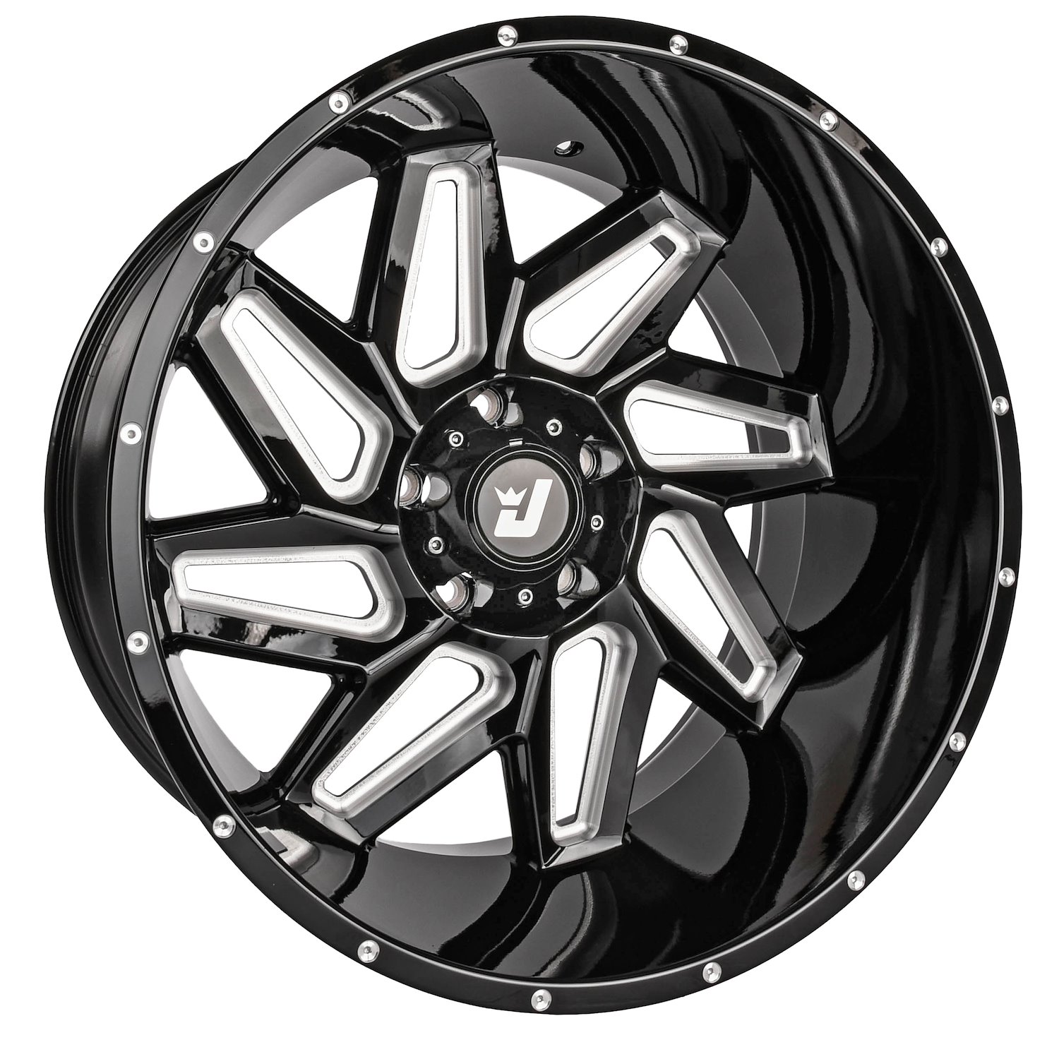 Catalyst Wheel [Size: 22" x 12"] Gloss Black with Milled Spokes