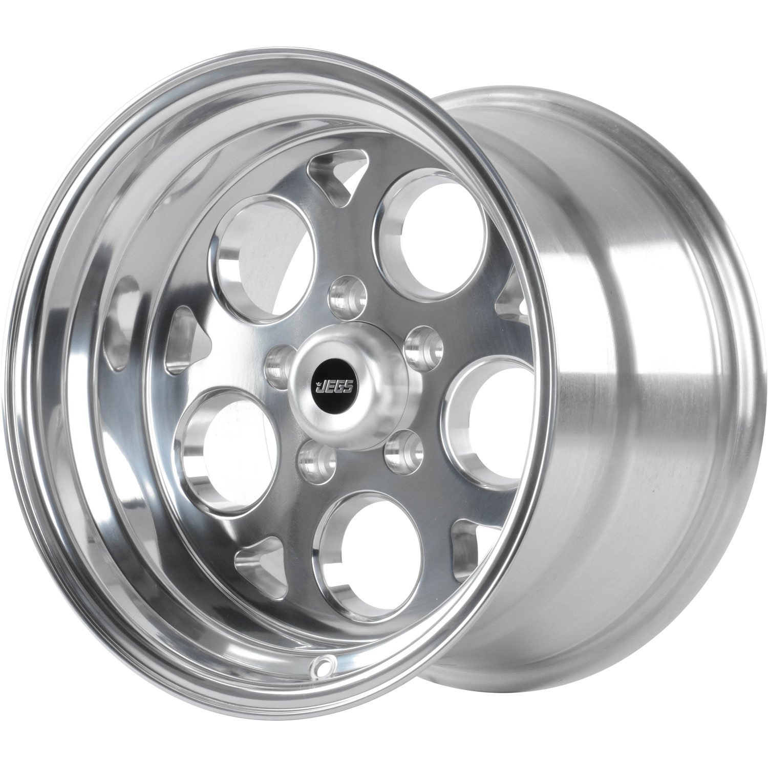 JEGS 69039: SSR Mag Wheel | Size: 15" x 10" | Bolt Pattern: 5 x 4.50" |  Aluminum | Polished Finish - JEGS