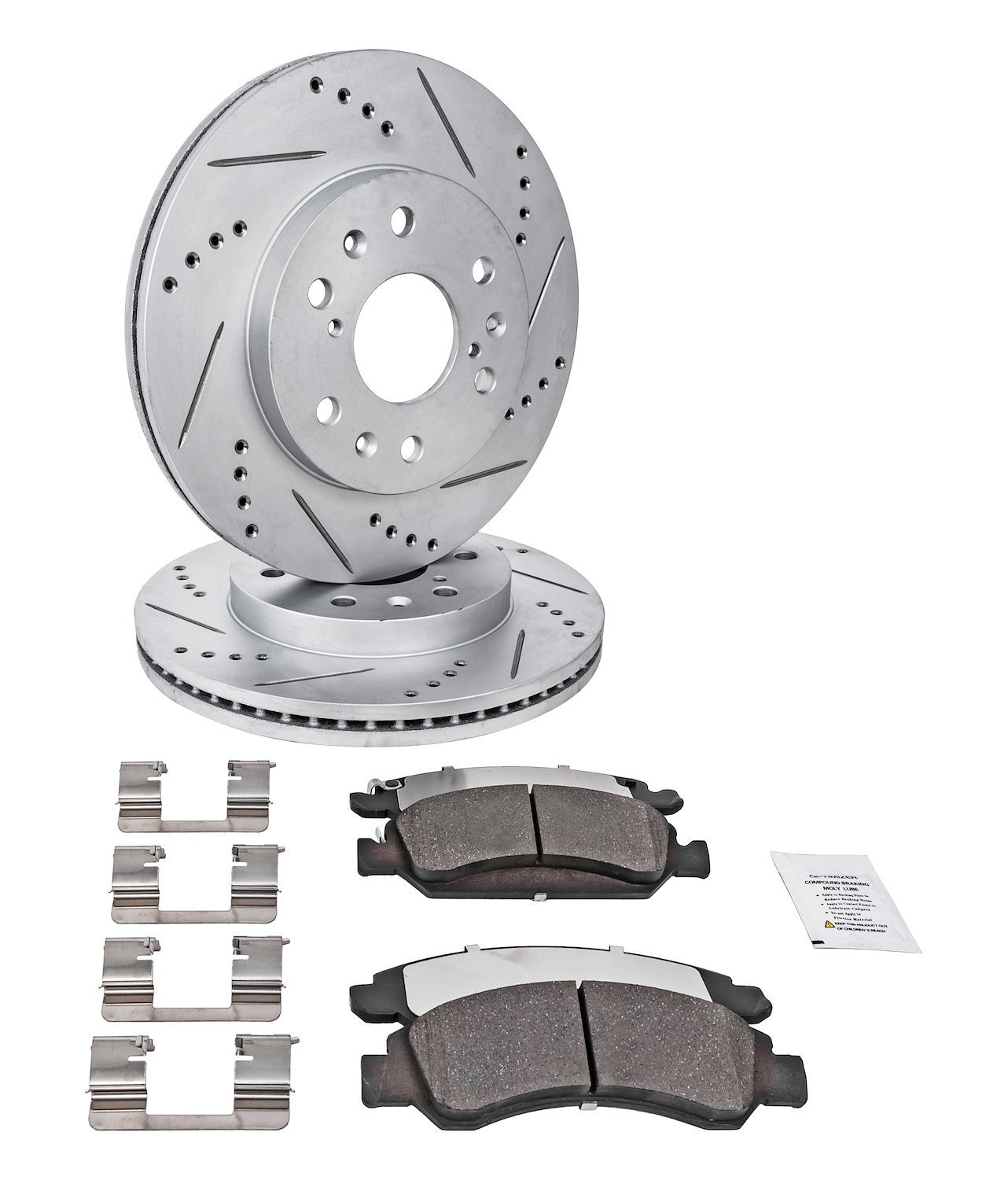 Street Performance JX11 Brake Pads & Rotor Kit Fits Select 2007-2020 Cadillac Escalade, Chevy & GMC 1500 Model Trucks [Front]
