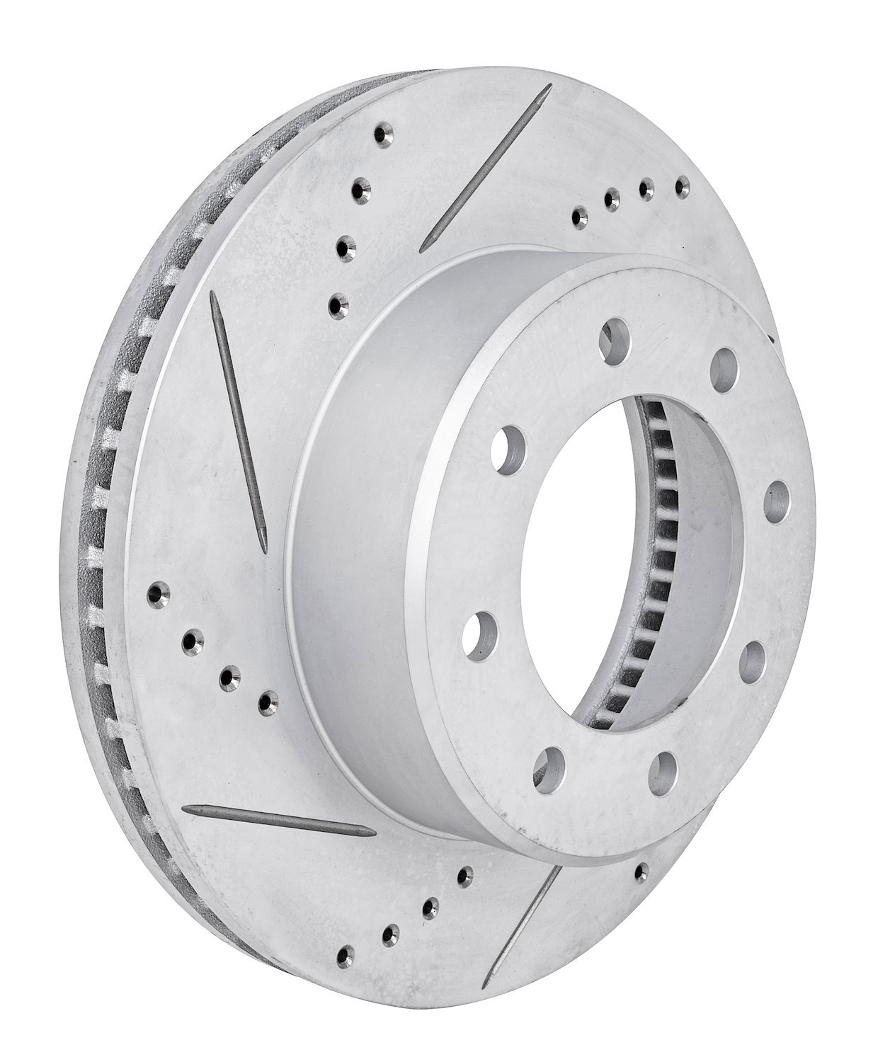 JX-Series Drilled & Slotted Rotor Fits 2009-2010 Dodge RAM 2500, 3500 & Select RAM 2500, 3500 [Left/Driver Side Front]