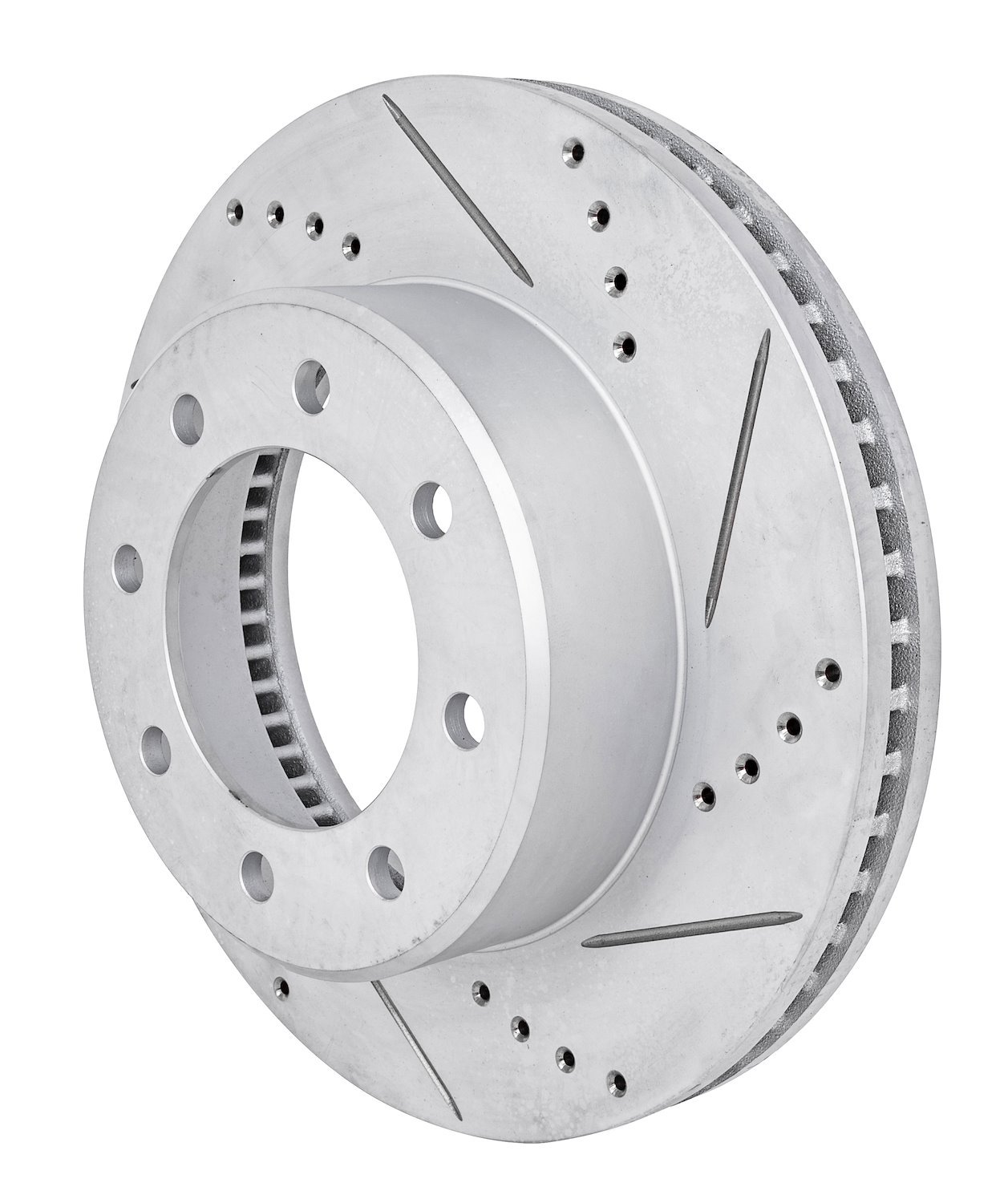 JX-Series Drilled & Slotted Rotor Fits Select 2009-2023 RAM 2500, 3500 [Right/Passenger Side Front]