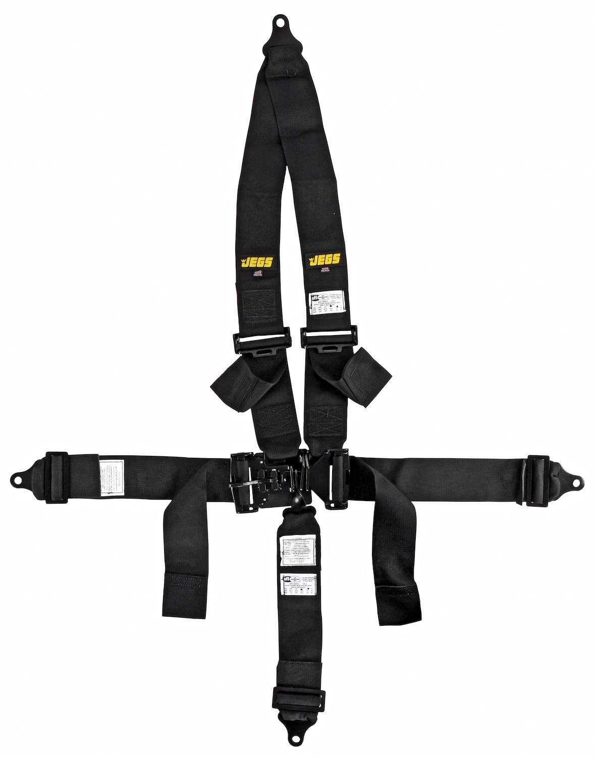 JEGS 70076: Black Latch & Link Ultra Series Harness 4-Point Design - JEGS  High Performance