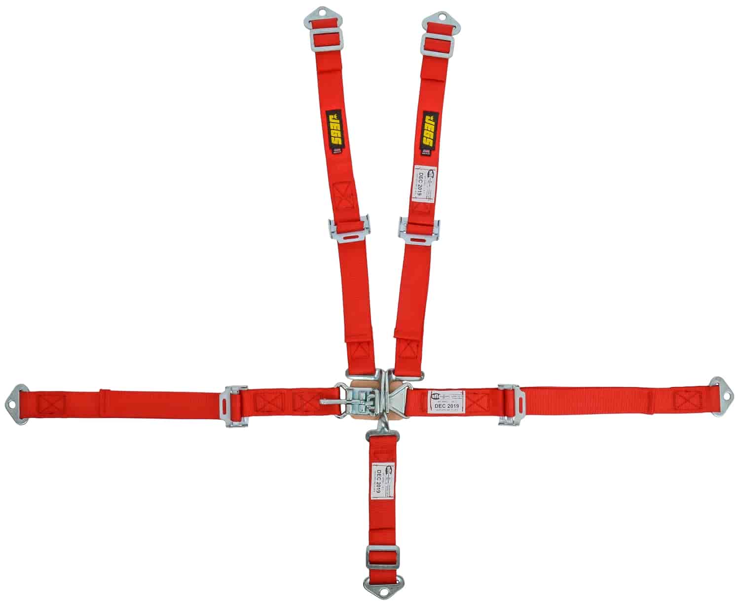 Ultra Series 5-Point Harness w/Latch & Link for Jr Dragster [Red]