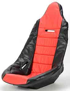 Pro High Back Vinyl Seat Cover Red with