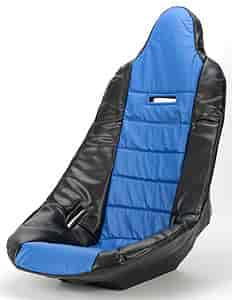 Pro High Back Vinyl Seat Cover Blue with