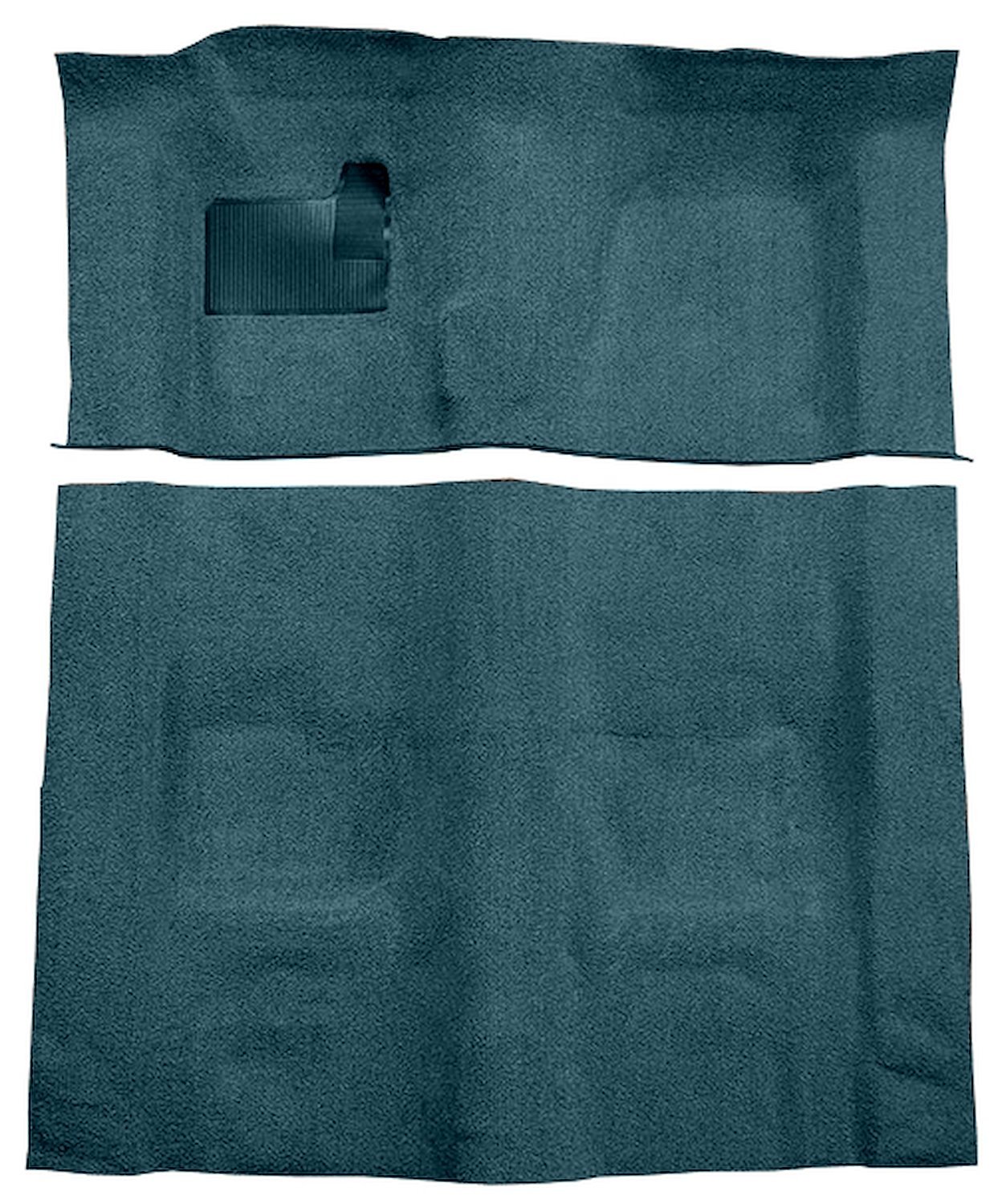 Molded Cut Pile Carpet for 1974-1975 Chevrolet Camaro, Pontiac Firebird [Mass Backing, 4-Speed Transmission, Dark Blue]