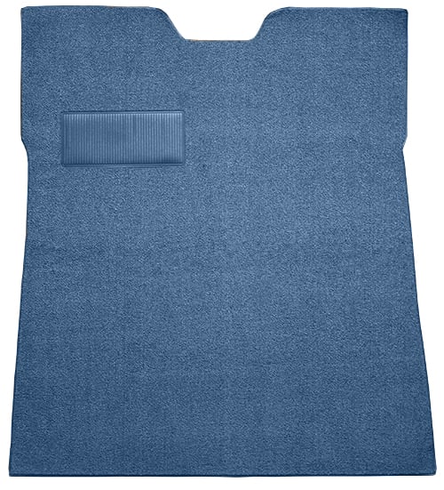 Molded Loop Carpet for 1947-1954 GM Regular Cab Trucks w/o Gas Tank in Cab [OE-Style Jute Backing, Medium Blue]