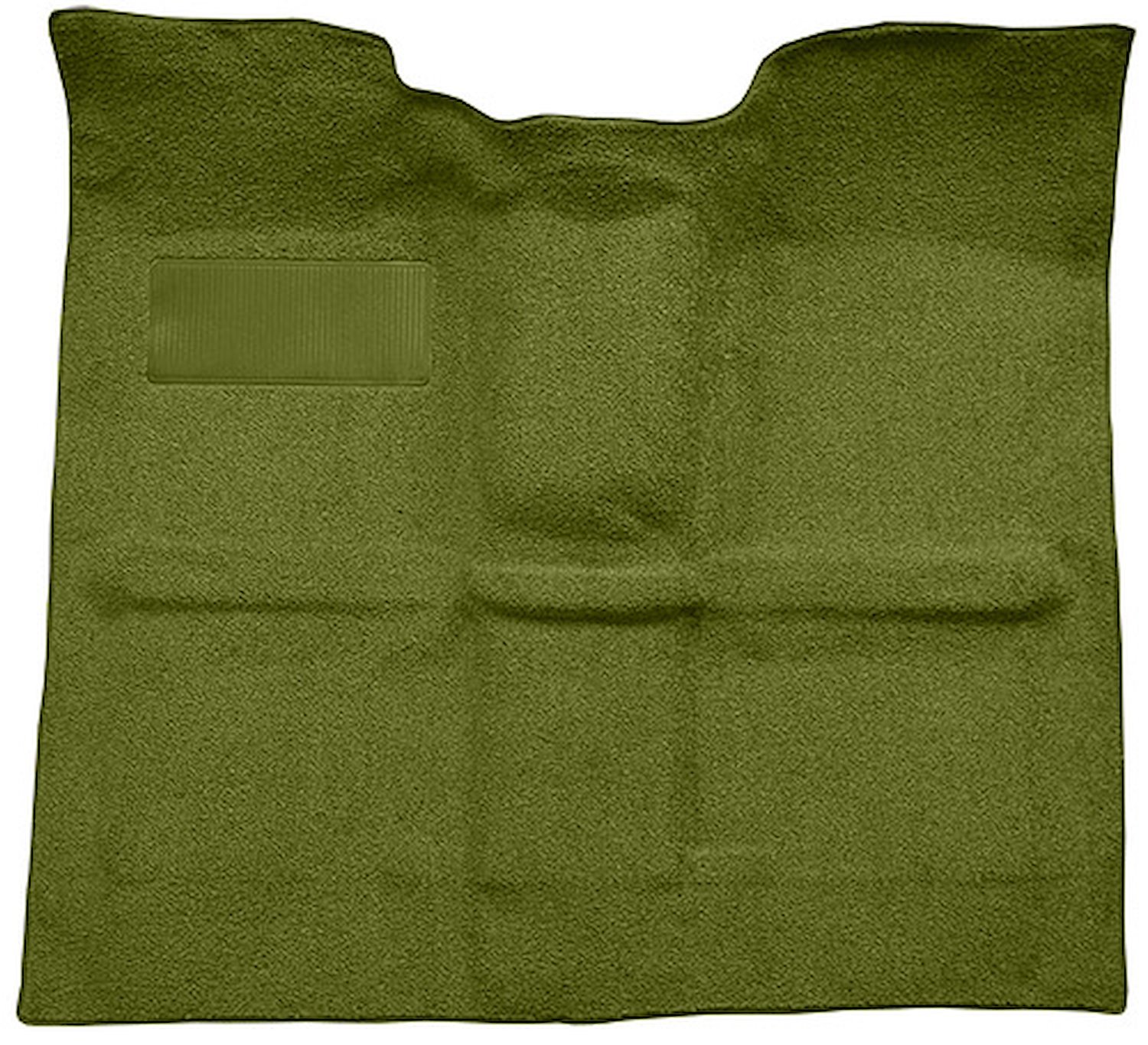 Molded Loop Carpet for 1967-1972 GM C Series Regular Cab Truck  w/o Gas Tank in Cab, 4-Speed [Mass, Moss Green]