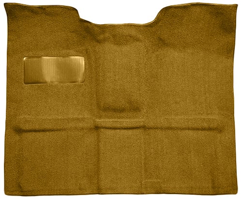 Molded Loop Carpet for 1967-1972 GM K Series Regular Cab Trucks w/Gas Tank in Cab [Mass Backing, Gold]