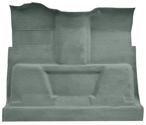 Molded Cut Pile Carpet for 1974 GM C Series Regular Cab Trucks w/TH350 or 3-Speed Manual [Mass Backing, Dove Gray]
