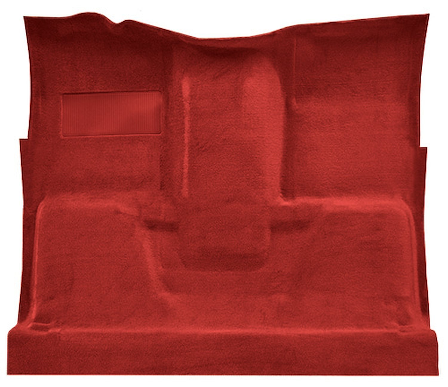 Molded Loop Carpet for 1973 Chevrolet/GMC K Series Truck [Mass Backing, 1-Piece, Red]