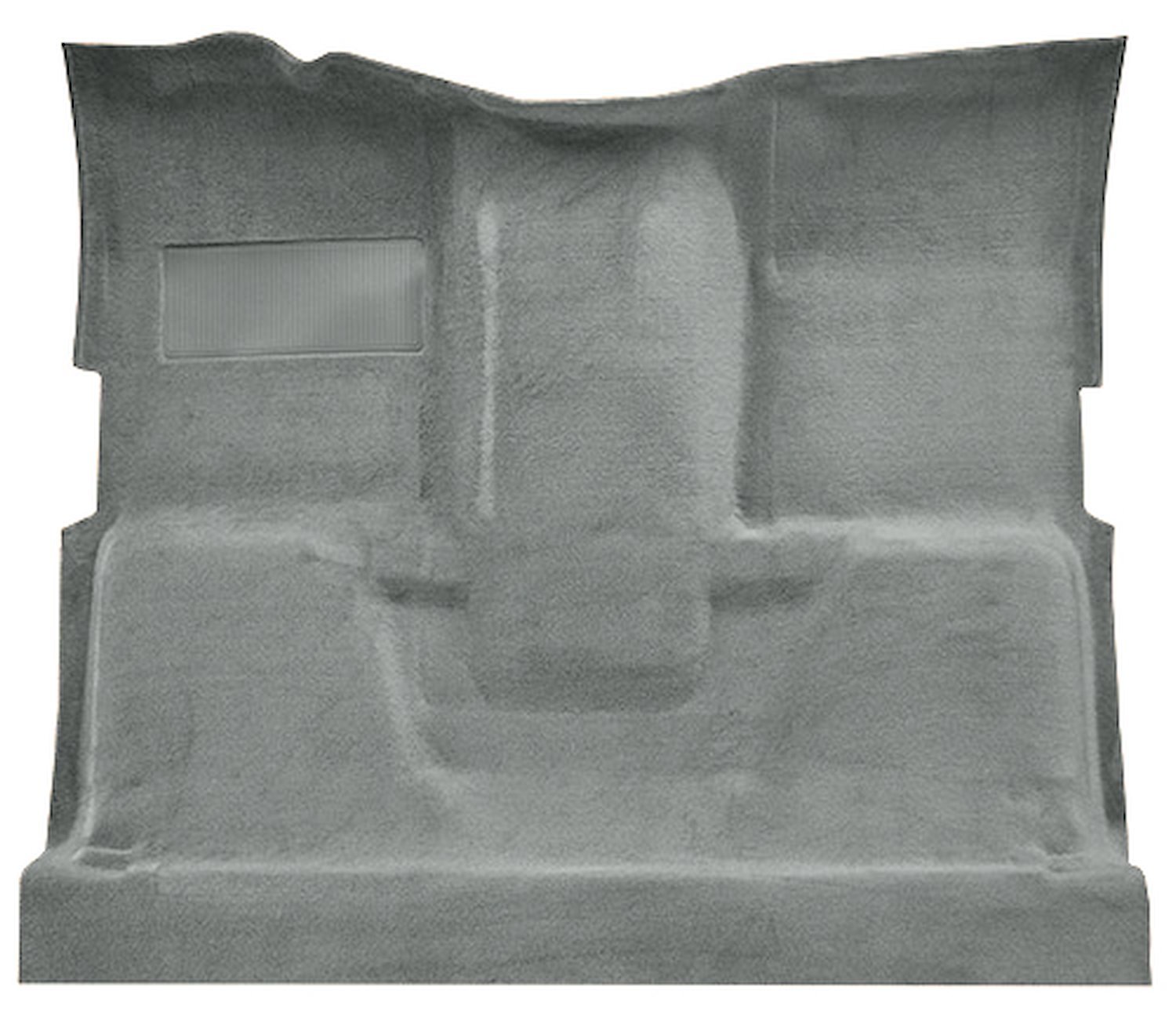 Molded Cut Pile Carpet for 1974 Chevrolet/GMC K Series Truck [Mass Backing, 1-Piece, Dove Gray]