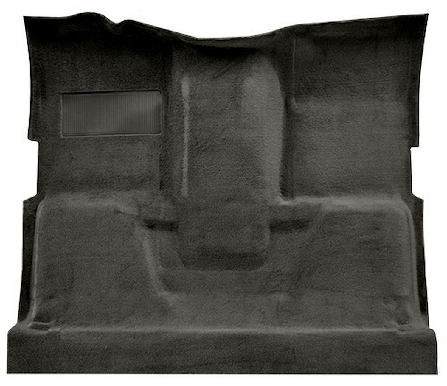 Molded Cut Pile Carpet for 1974 Chevrolet/GMC K Series Truck [Mass Backing, 1-Piece, Charcoal]