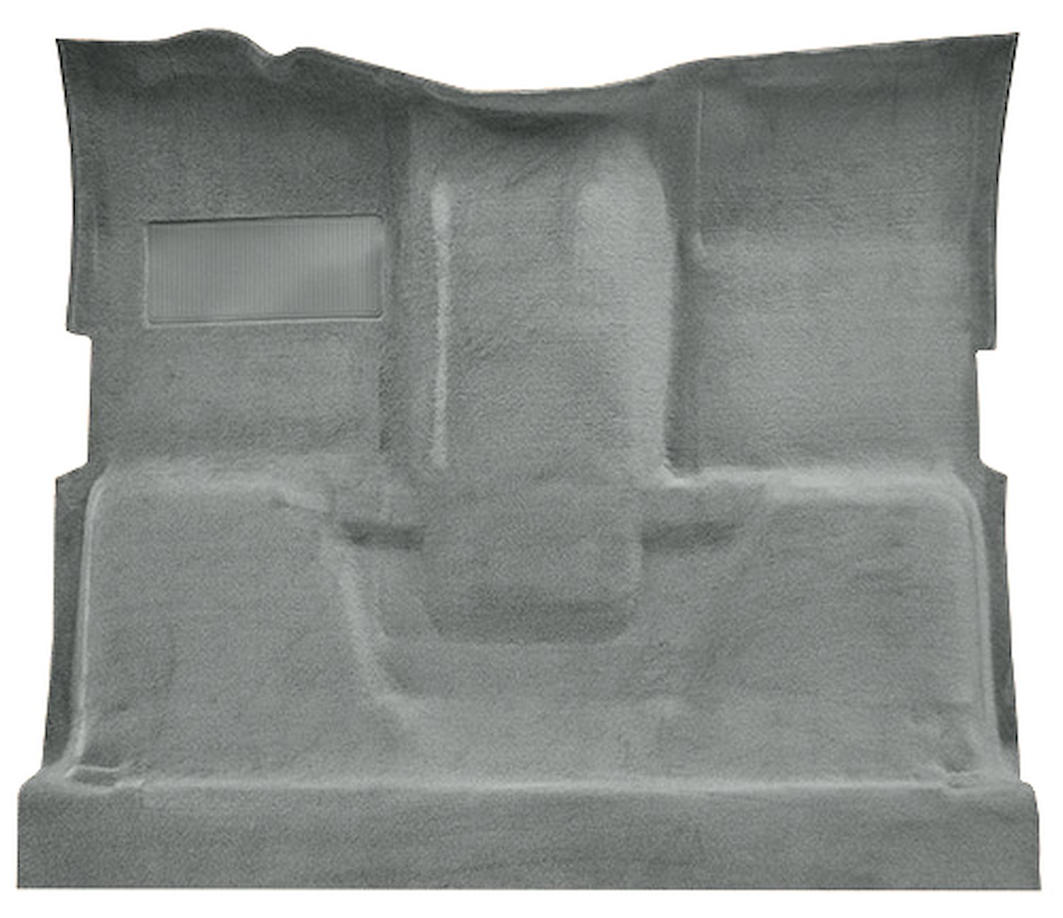 Molded Cut Pile Carpet for 1975-1980 Chevrolet/GMC K Series Truck [Mass Backing, 1-Piece, Dove Gray]