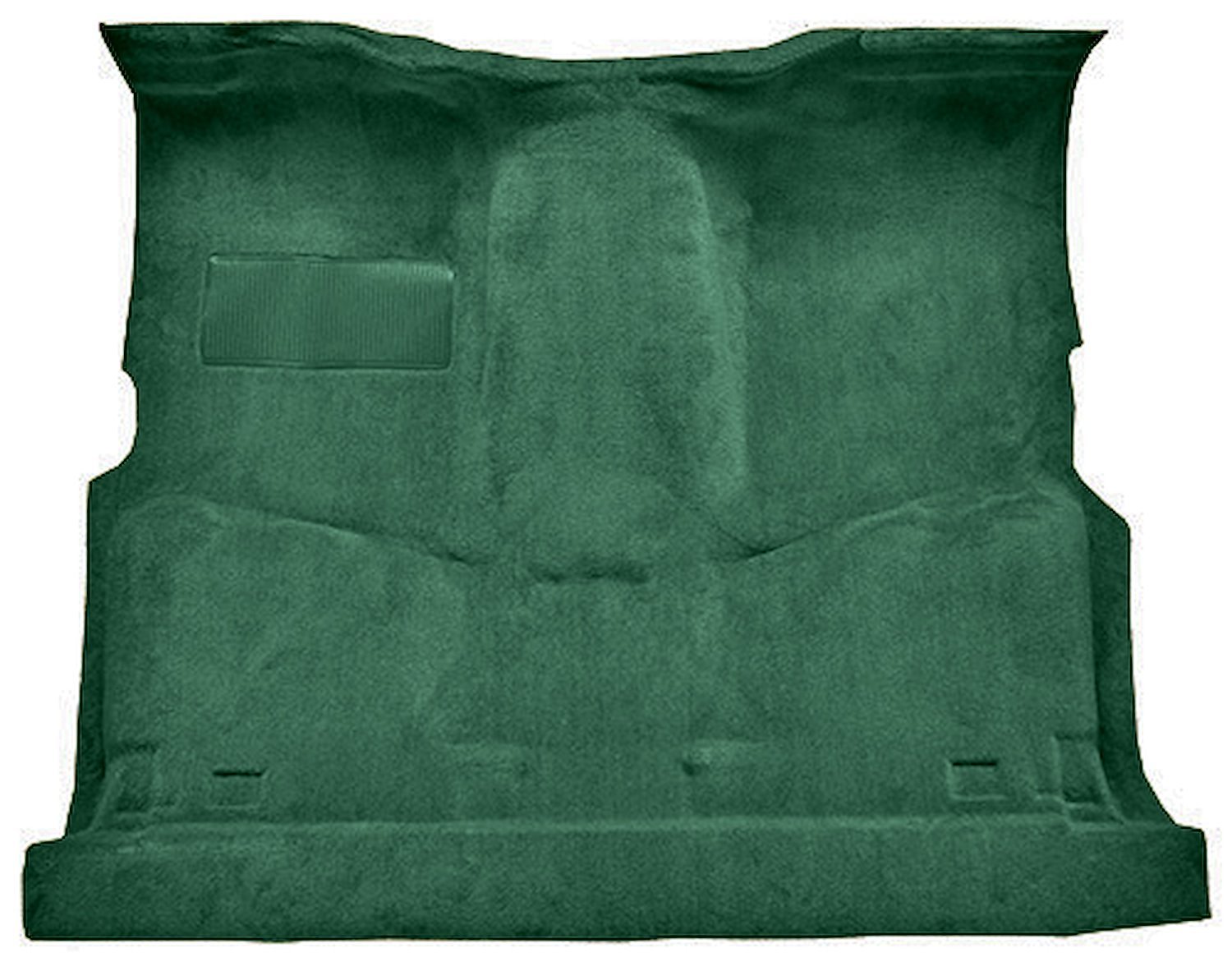 Molded Cut Pile Carpet for 1981-1987 Chevrolet/GMC K/R/V Series Truck [OE-Style Jute Backing, 1-Piece, Light Jade Green]